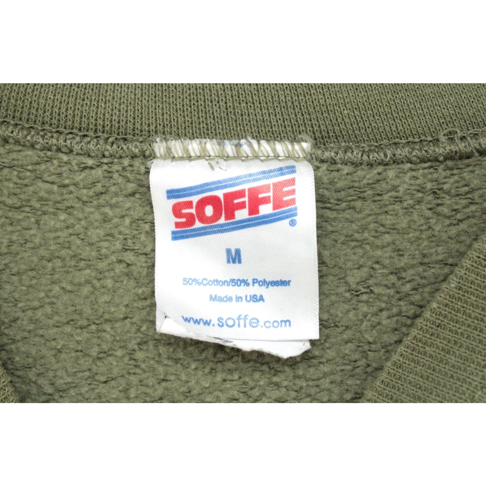 Soffe VINTAGE United States Marine Corps Crewneck Sweatshirt Mens M Green Made USA Size US M / EU 48-50 / 2 - 3 Thumbnail
