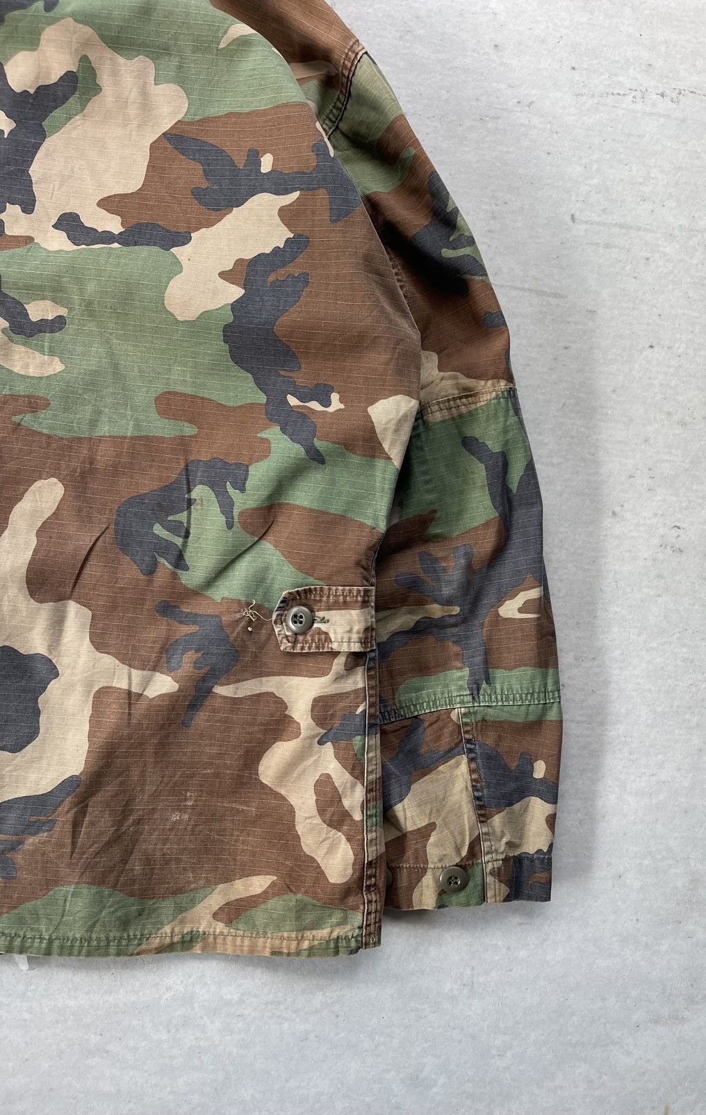 Vintage 🔥VINTAGE USMC CAMOUFLAGE PATTERN COMBAT WOODLAND JACKET Size US M / EU 48-50 / 2 - 7 Thumbnail