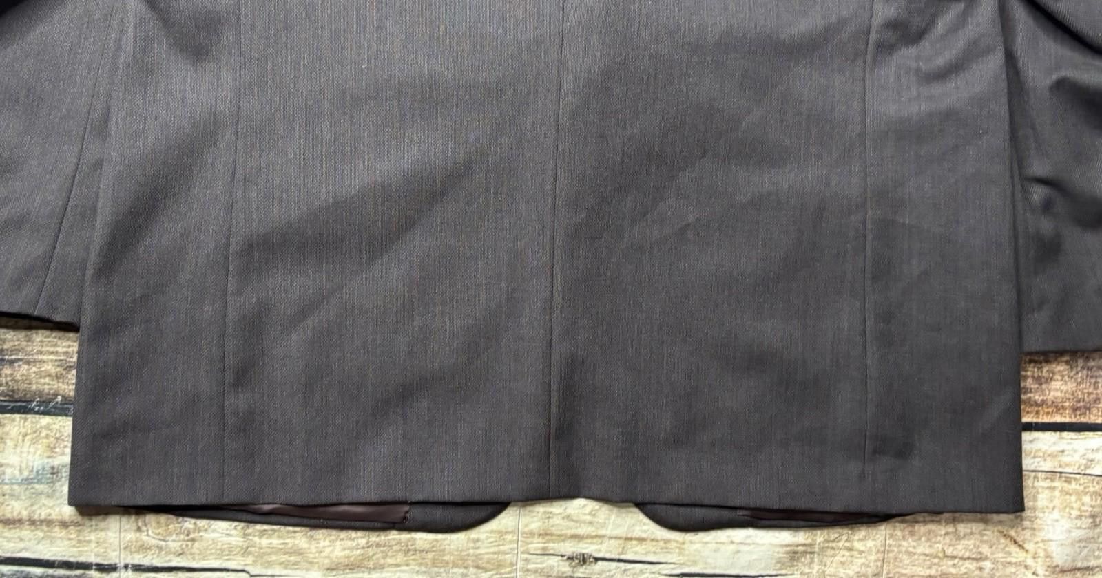 Ermenegildo Zegna Ermenegildo Zegna Blazer Jacket Brown Super 100s Wool Italy Size 48R - 9 Thumbnail