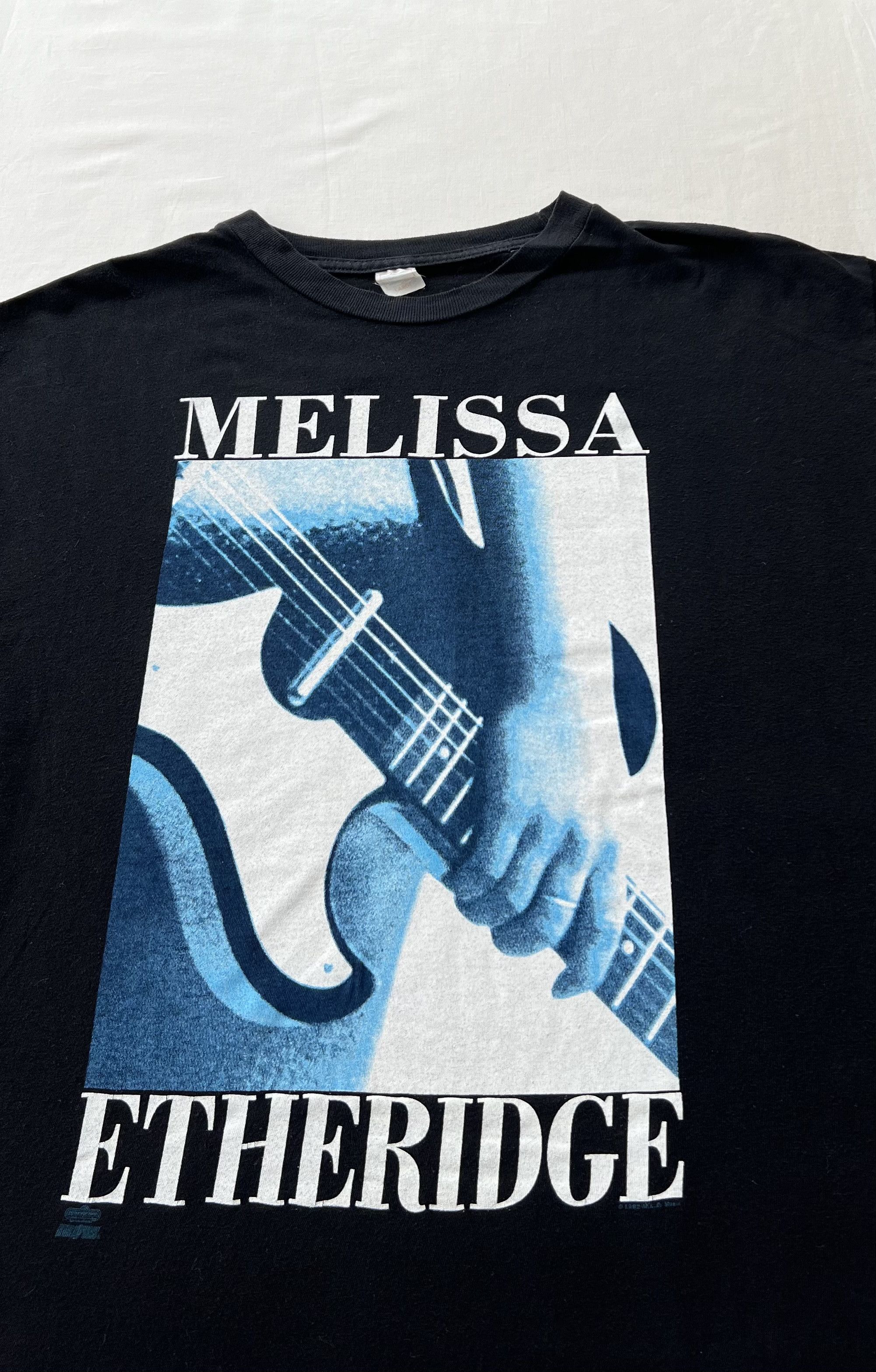 Band Tees Vintage 1992 Melissa Etheridge Never Enough Black T-shirt Size US L / EU 52-54 / 3 - 3 Thumbnail