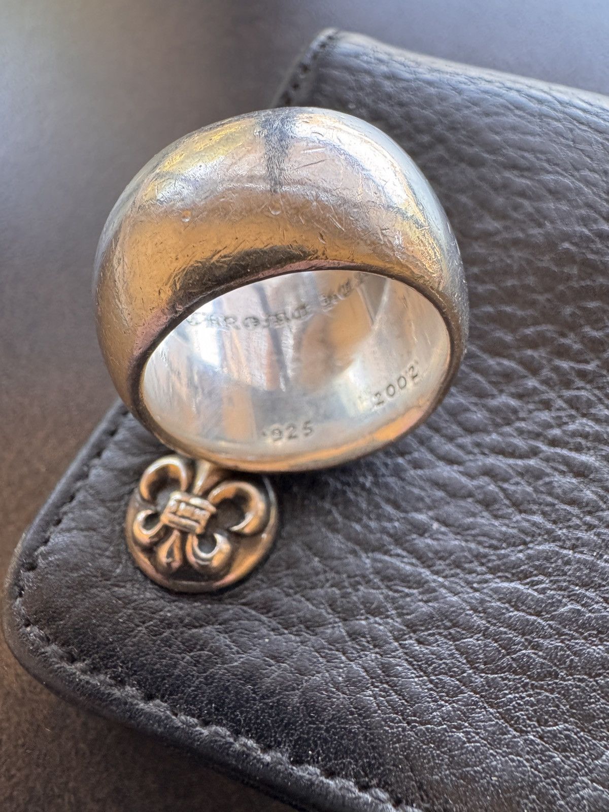 Chrome Hearts Chrome Hearts large ring with center diamond + Size ONE SIZE - 10 Thumbnail
