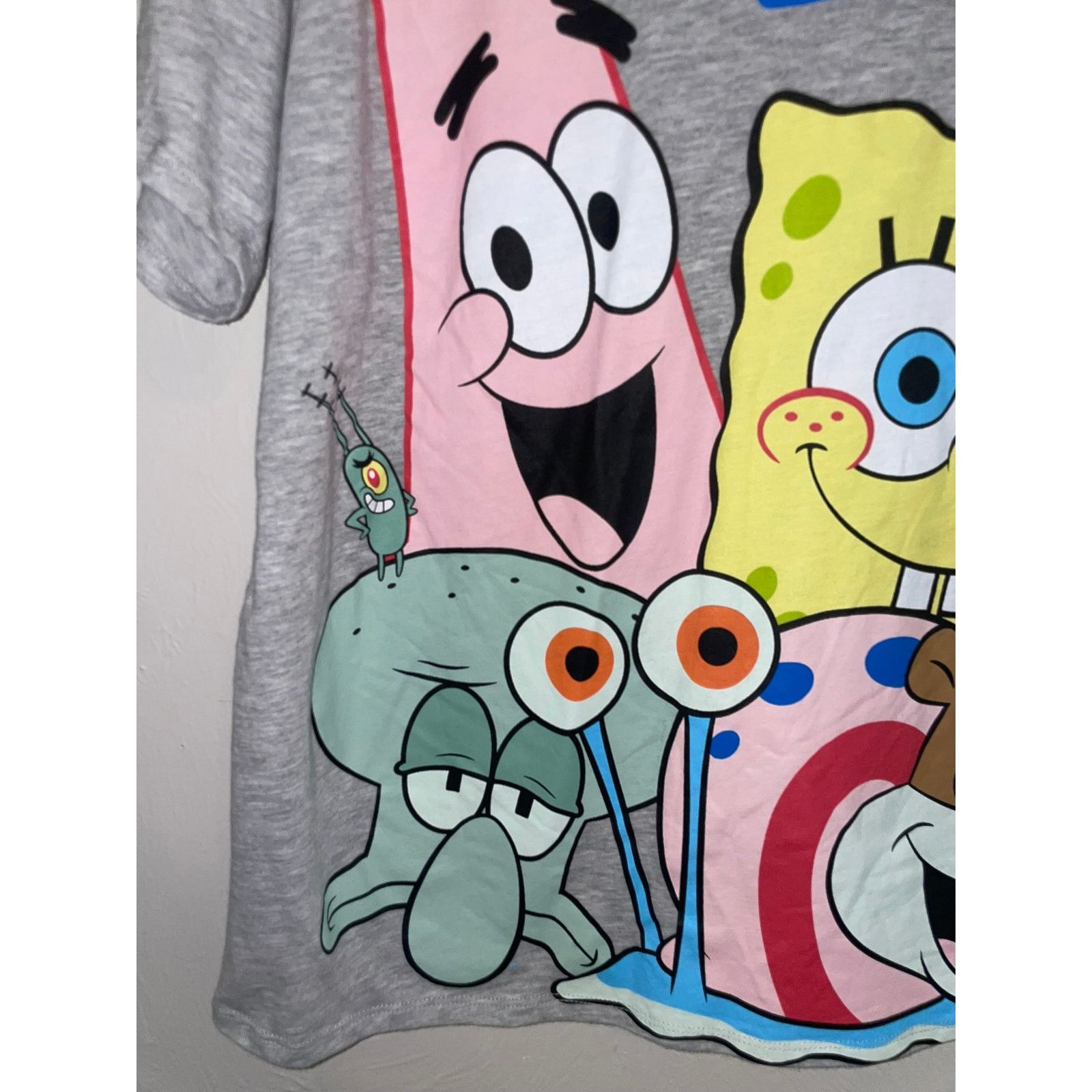 Nickelodeon Womens Spongebob Shirt And Friends Tee Top 2021 XL Women Size XL / US 12-14 / IT 48-50 - 2 Thumbnail