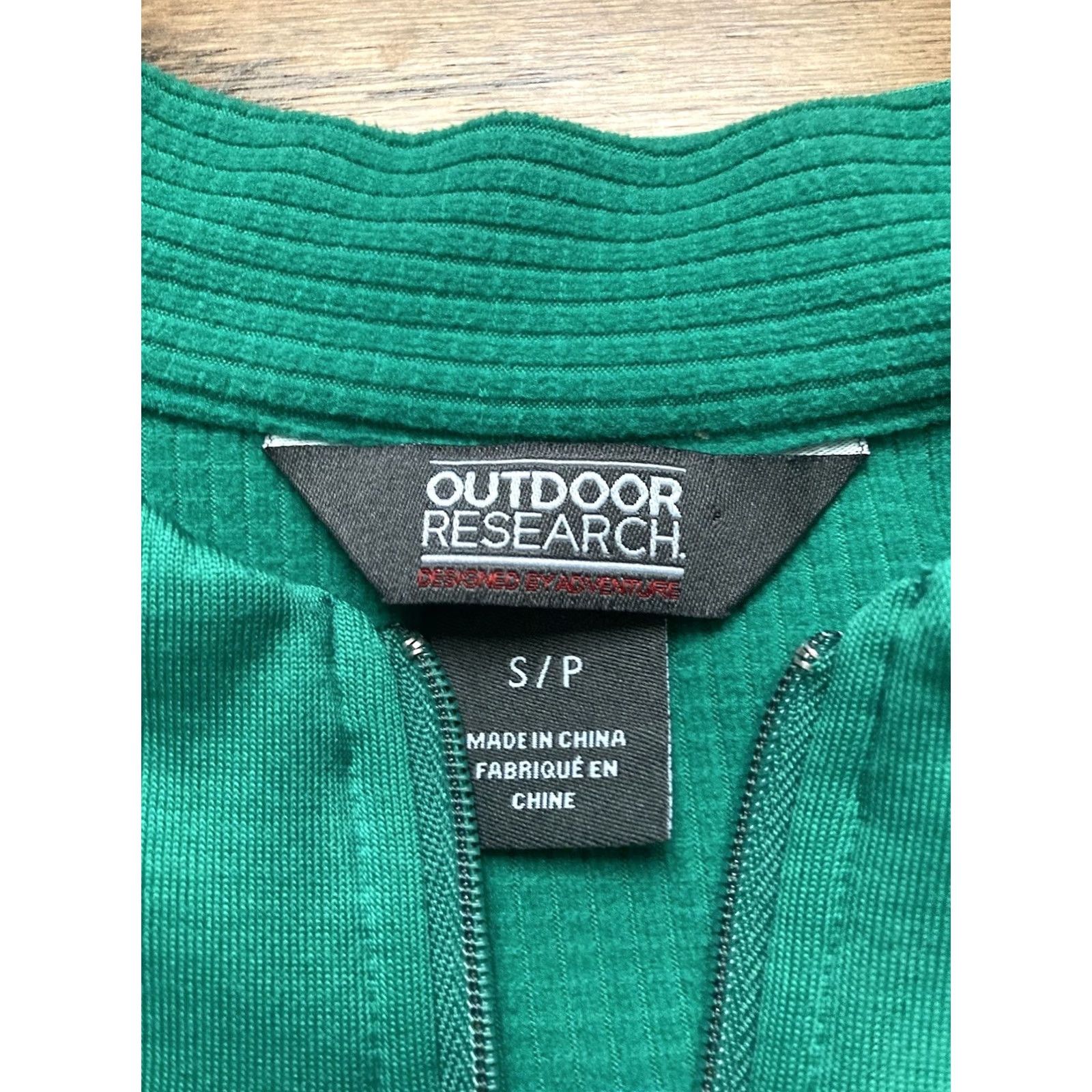 Outdoor Research Outdoor Research Jacket Womens Small Green Radiant LT 1/4 Zip Waffle Fleece Size S / US 4 / IT 40 - 5 Thumbnail