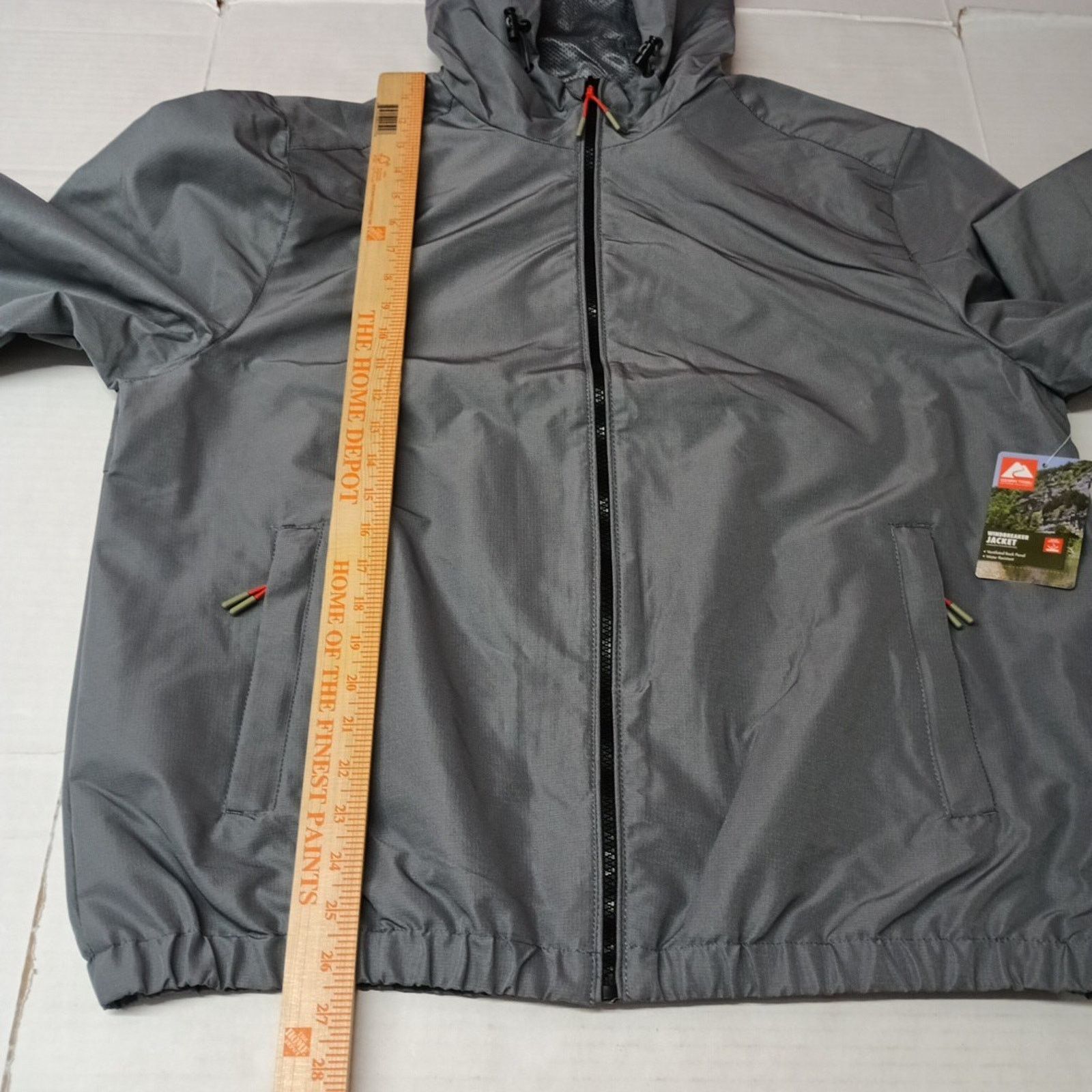 Other Ozark Trail Windbreaker Jacket Men's Size L Gray Zip Pockets Size US L / EU 52-54 / 3 - 7 Thumbnail