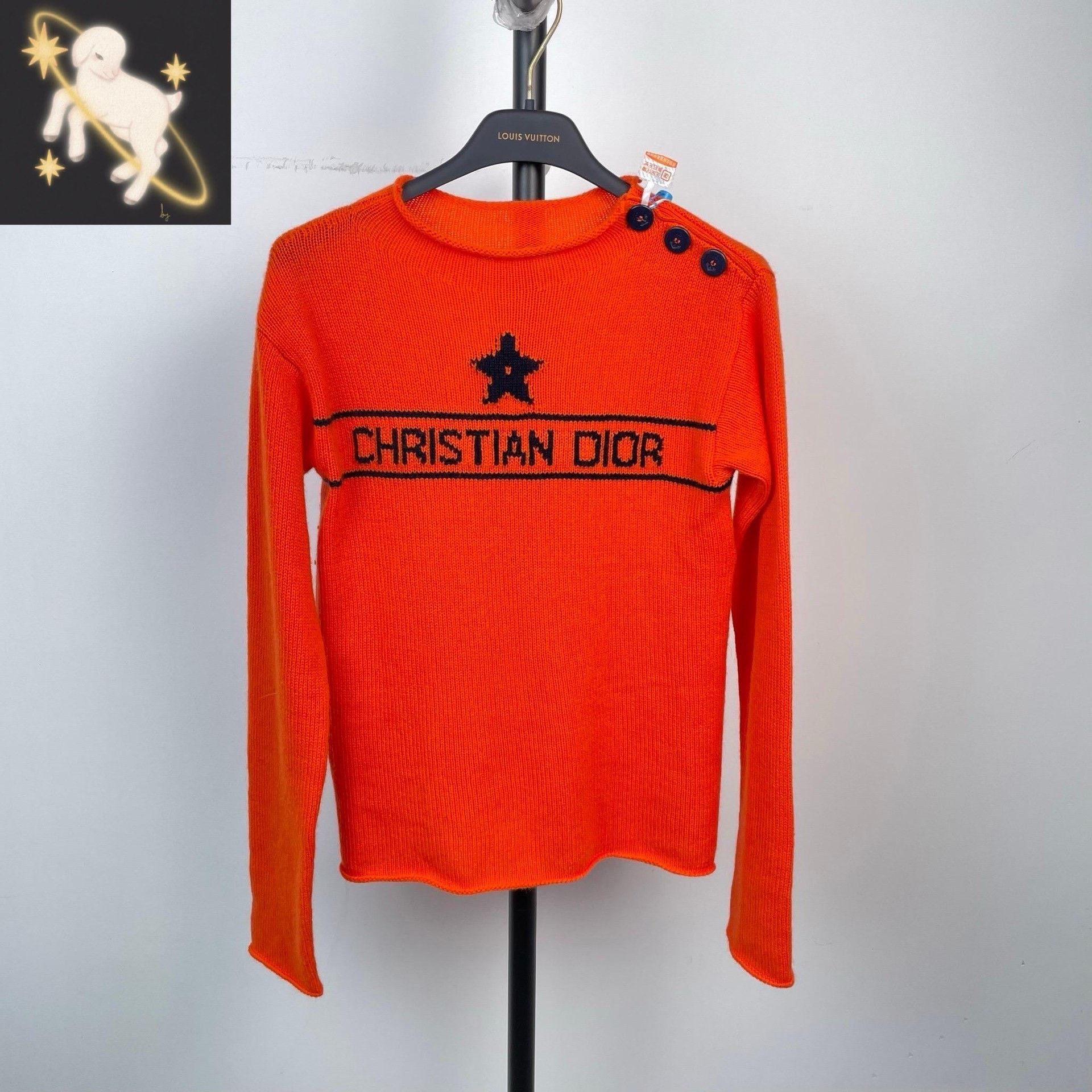 Dior Dior Knit Wool Red Sweater 34 Women Size XS / US 0-2 / IT 36-38 - 1 Thumbnail