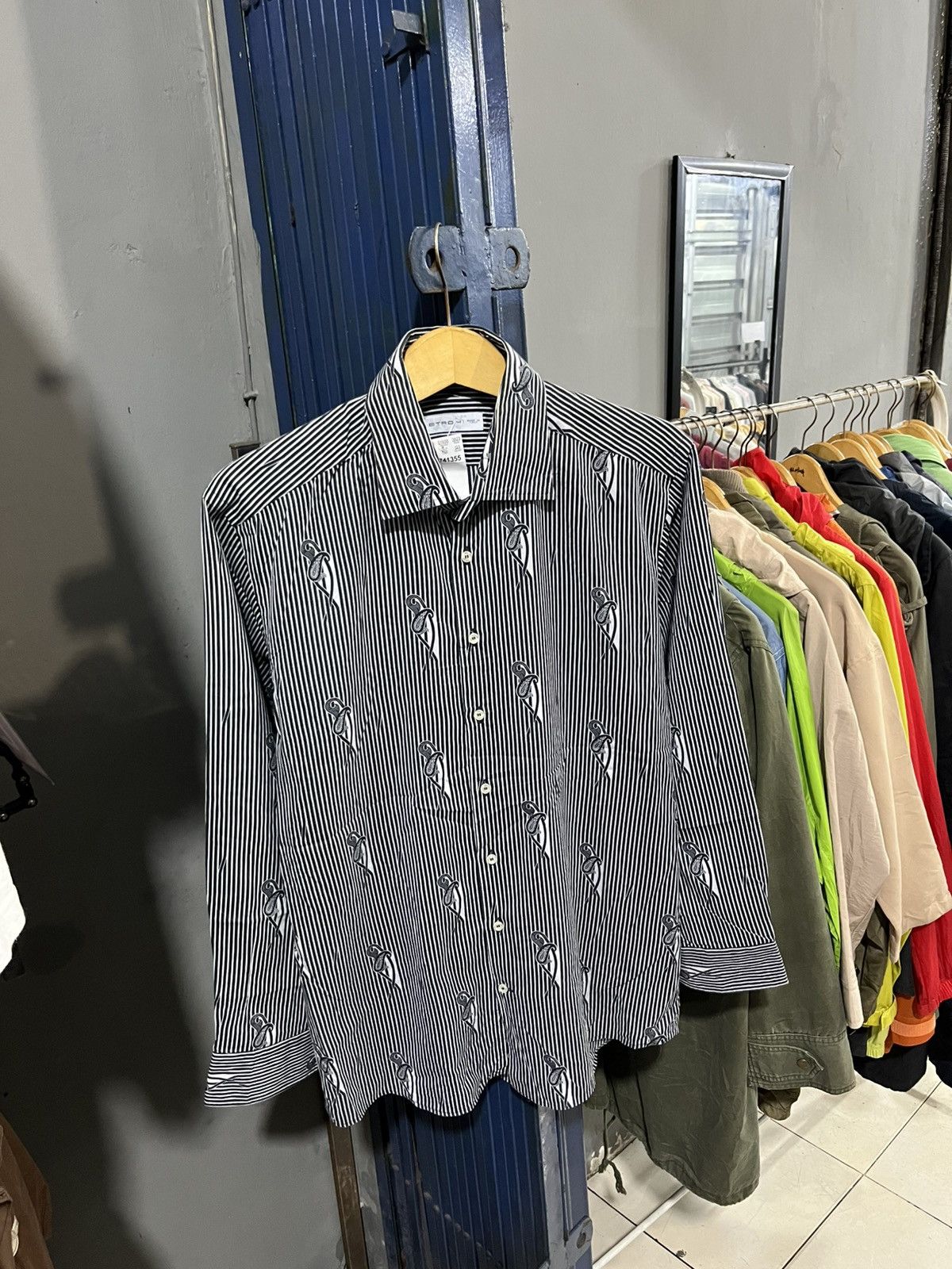 Etro Etro striped paisley shirt /kapital/cdg/visvim/undercover/ Size US S / EU 44-46 / 1 - 5 Thumbnail