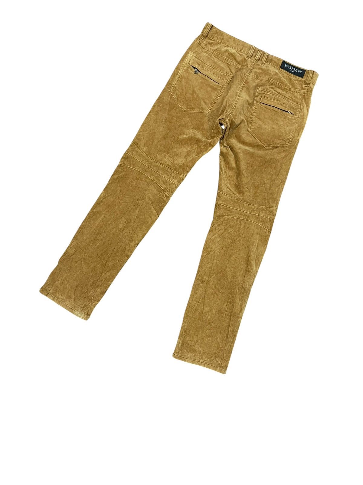 Balmain Balmain Velvet Corduroy Destroyed Pants Size US 33 - 12 Thumbnail