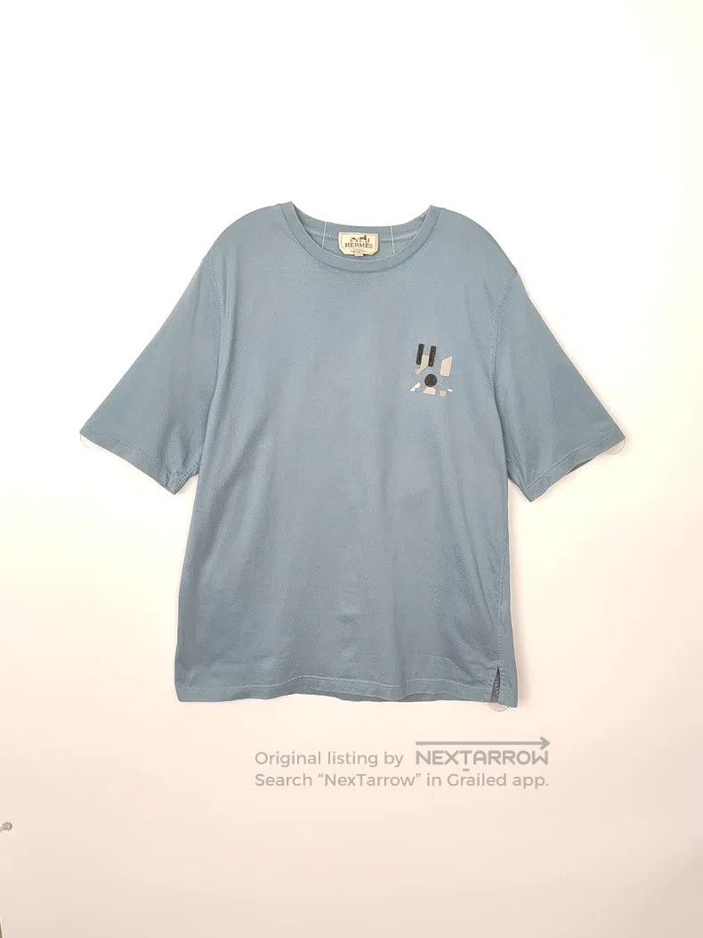 Hermes Hermes Men's Printed Logo Short Sleeve Size US S / EU 44-46 / 1 - 1 Thumbnail