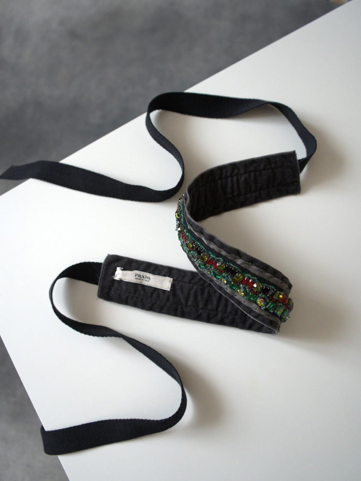 Prada F/W 2004 Prada RUNWAY Beaded Belt / Crystal Embellished Size ONE SIZE - 8 Thumbnail