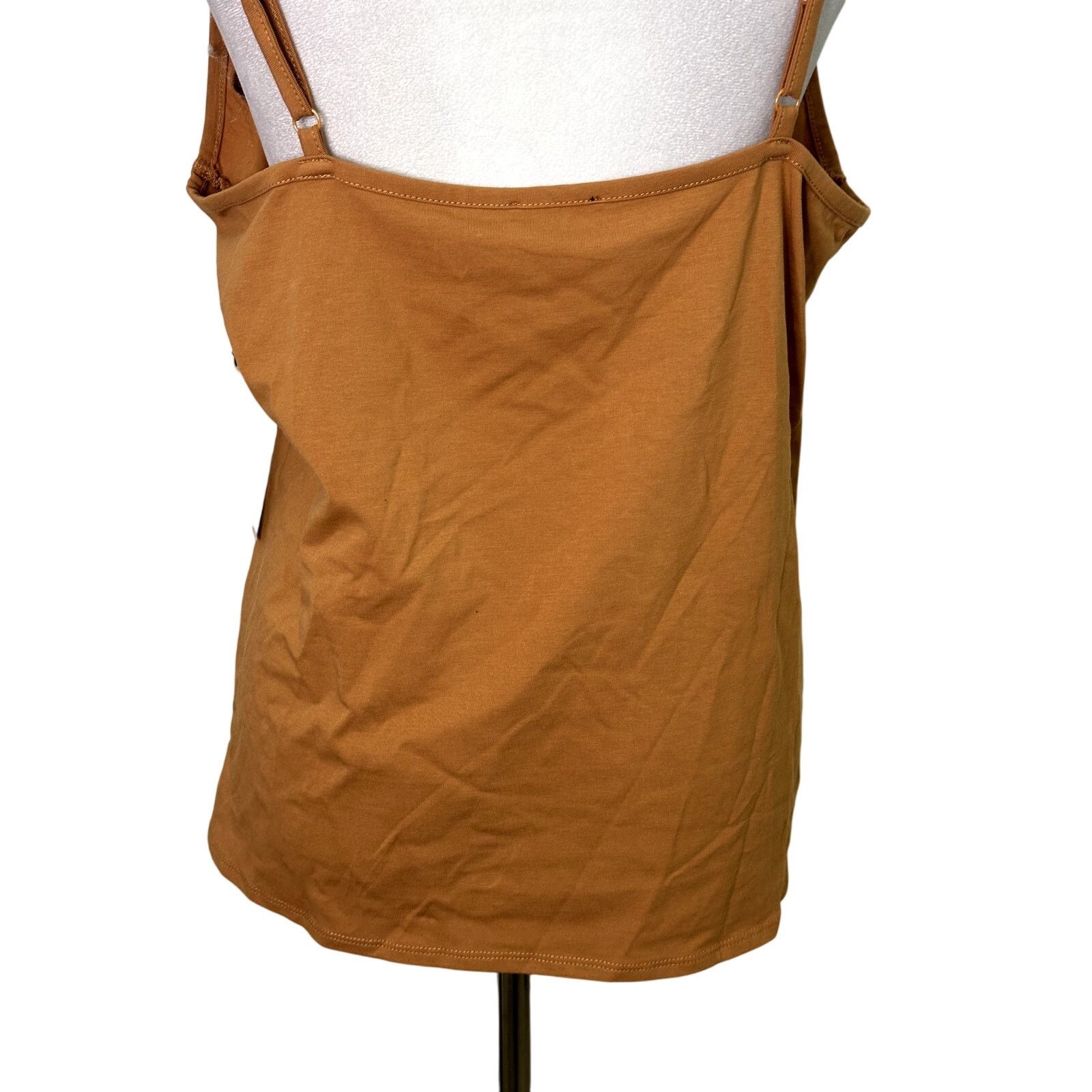 Other Halogen Camisole TankTop Adjustable Strap Latte Brown 3X NWT Size 3XL / US 20-22 - 7 Thumbnail