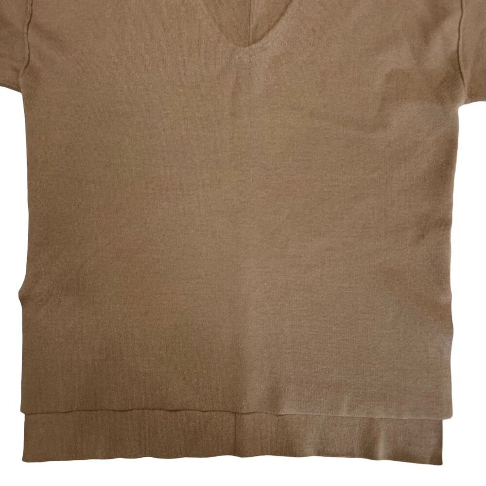 MOUSSY MOUSSY V-Neck Split Hem Sweater S Brown Oversized Cuffed Size S / US 4 / IT 40 - 9 Thumbnail