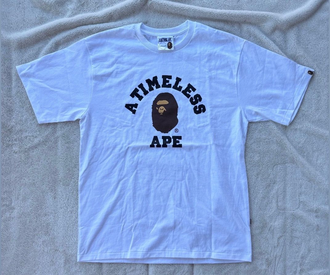 Bape Bape x JJJJound White Logo Tee Size US XL / EU 56 / 4 - 1 Preview
