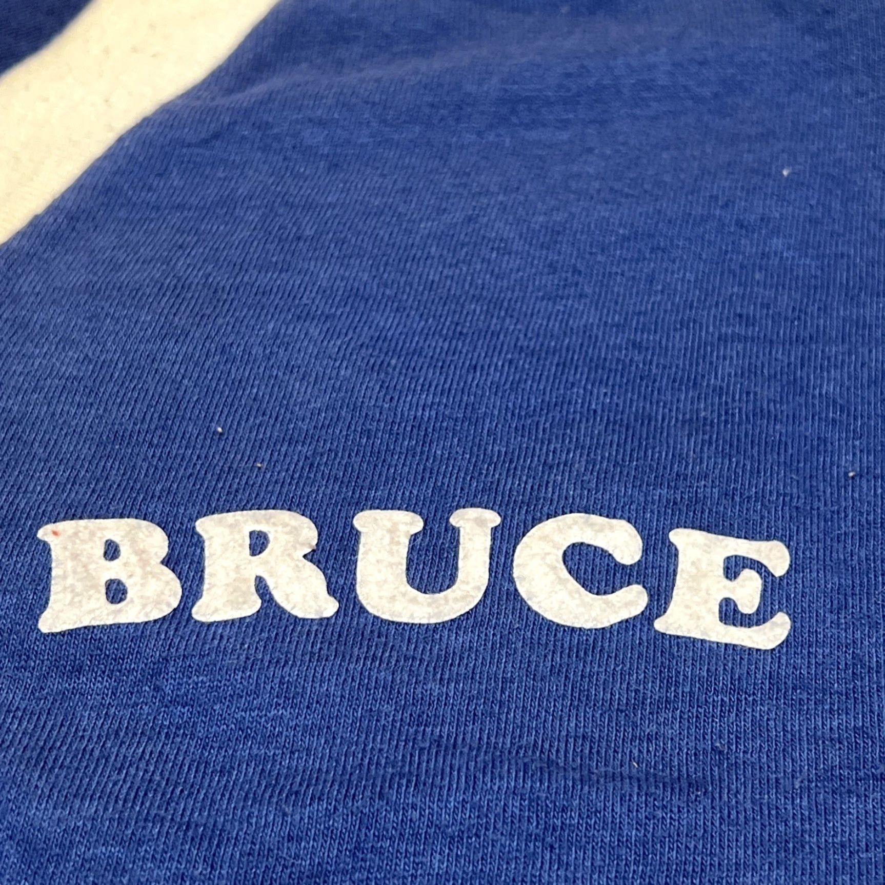 Vintage VINTAGE Pepperdine University “Bruce” Sports Ringer T Shirt XL Blue Men Size US XL / EU 56 / 4 - 6 Thumbnail