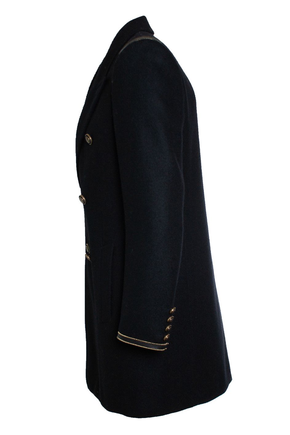Saint Laurent Paris Saint Laurent, 2020 Black coat with military details Size US L / EU 52-54 / 3 - 3 Thumbnail