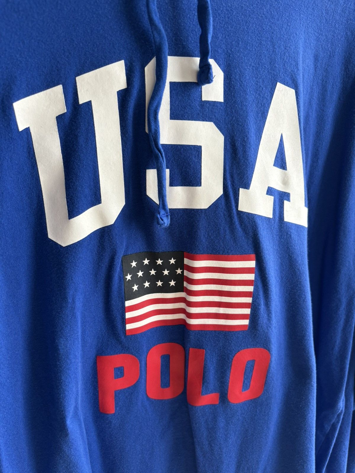 Polo Ralph Lauren Streetwear Hype Polo Ralph Lauren USA Hoodie T-shirt Size US M / EU 48-50 / 2 - 2 Thumbnail