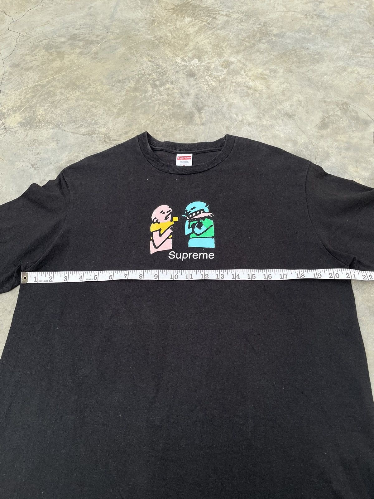 Designer × Supreme FW19 SUPREME Bite Me Tee - Black Size US M / EU 48-50 / 2 - 8 Thumbnail
