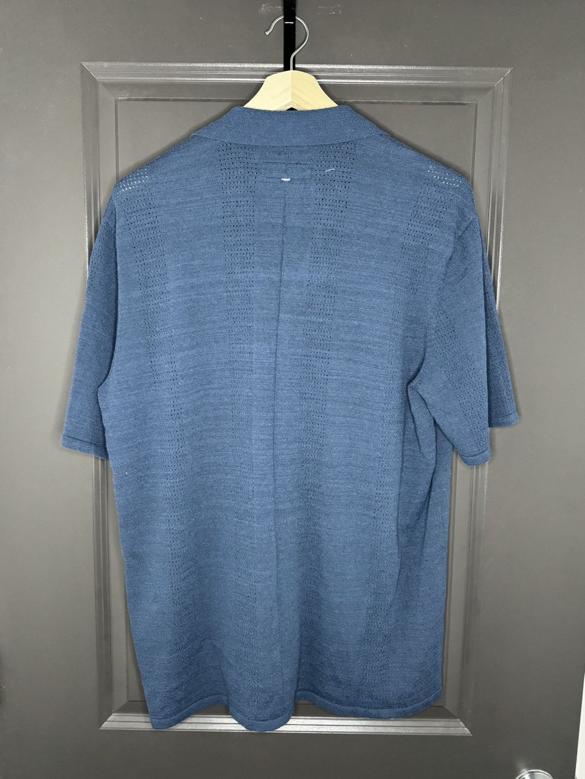 Rag & Bone Rag & Bone Men’s Zuma Pointelle Avery Knit Shirt | Moonlight Size US L / EU 52-54 / 3 - 6 Thumbnail