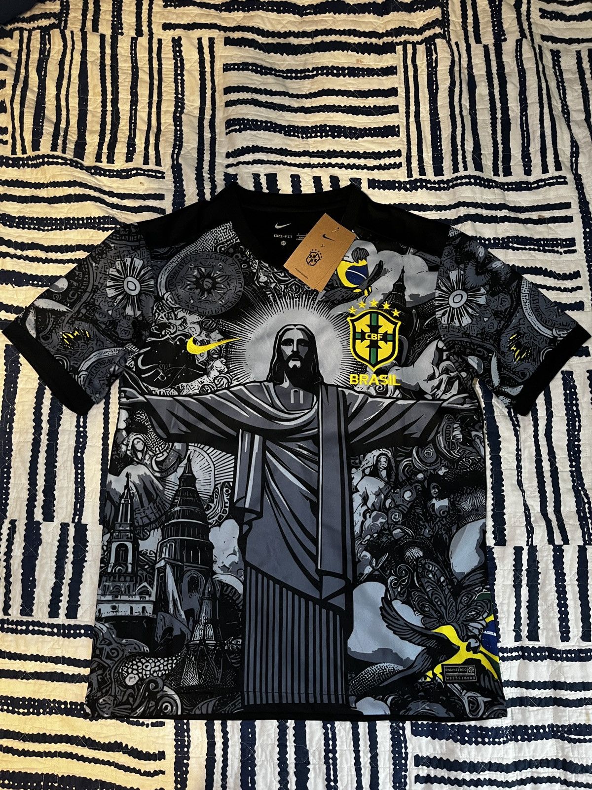 Neymar Jr Brazil Christ The Redeemer Special Jersey