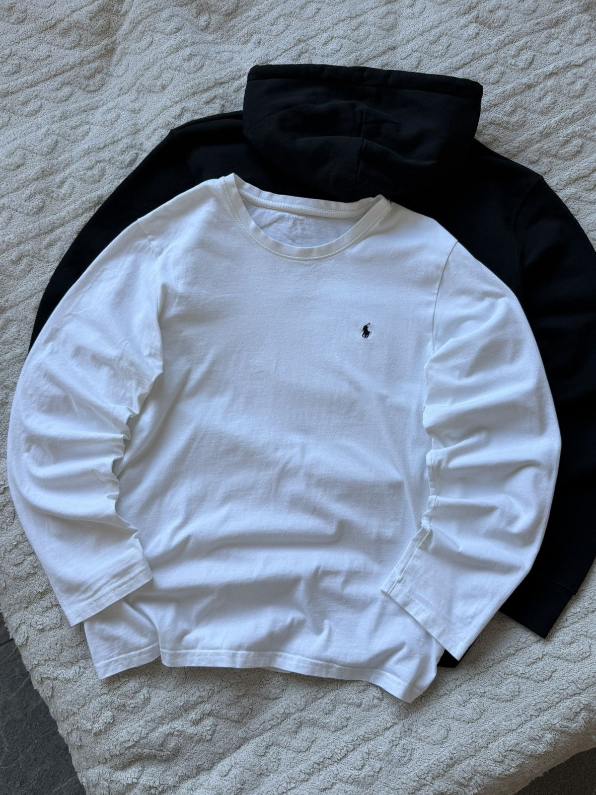 Polo Ralph Lauren Vintage longsleeve tee PRL polo ralph lauren Large white Size US L / EU 52-54 / 3 - 6 Thumbnail