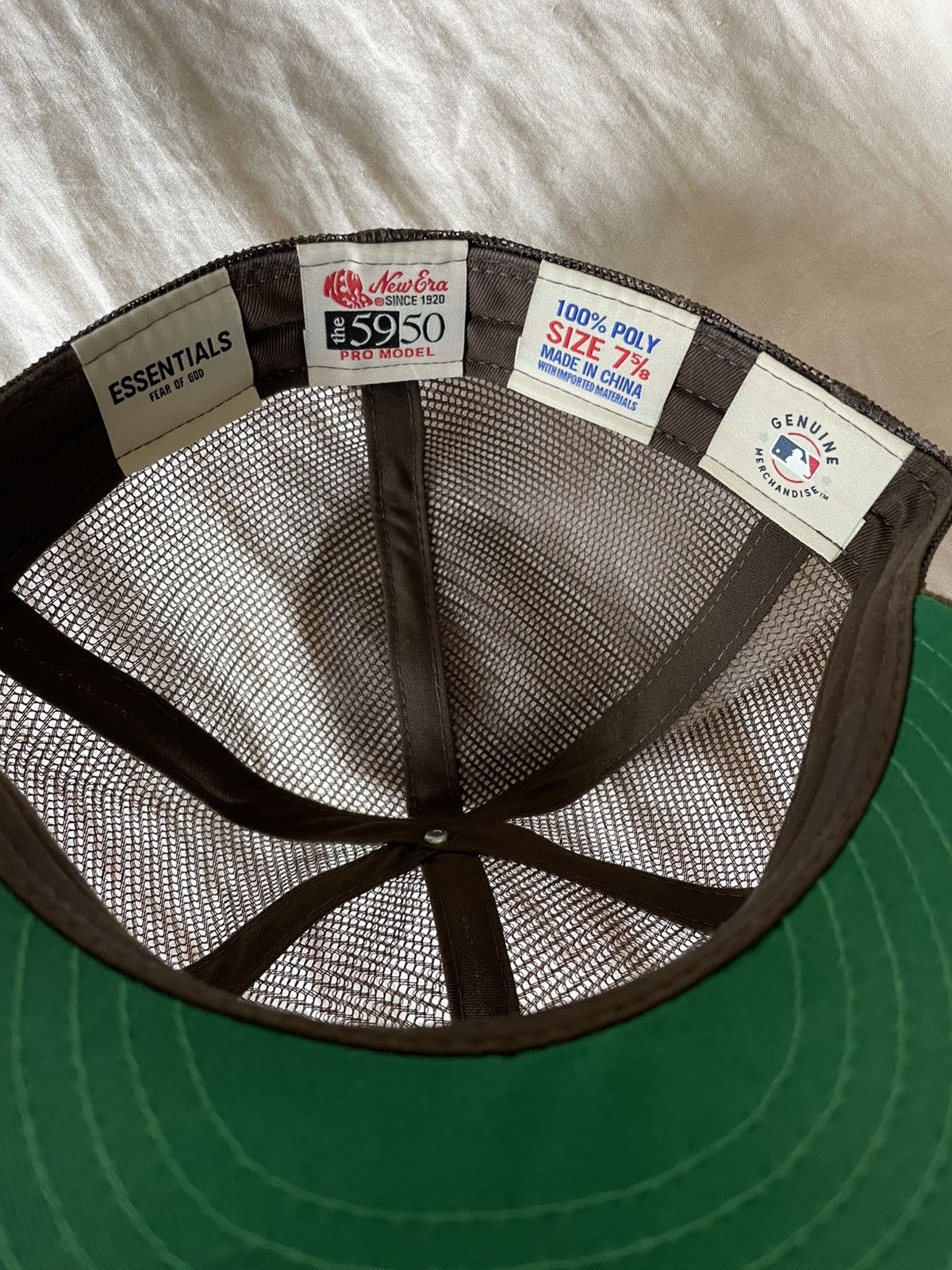 Essentials × New Era Fear of God x New Era 59FIFTY Mesh Hat Size ONE SIZE - 3 Thumbnail