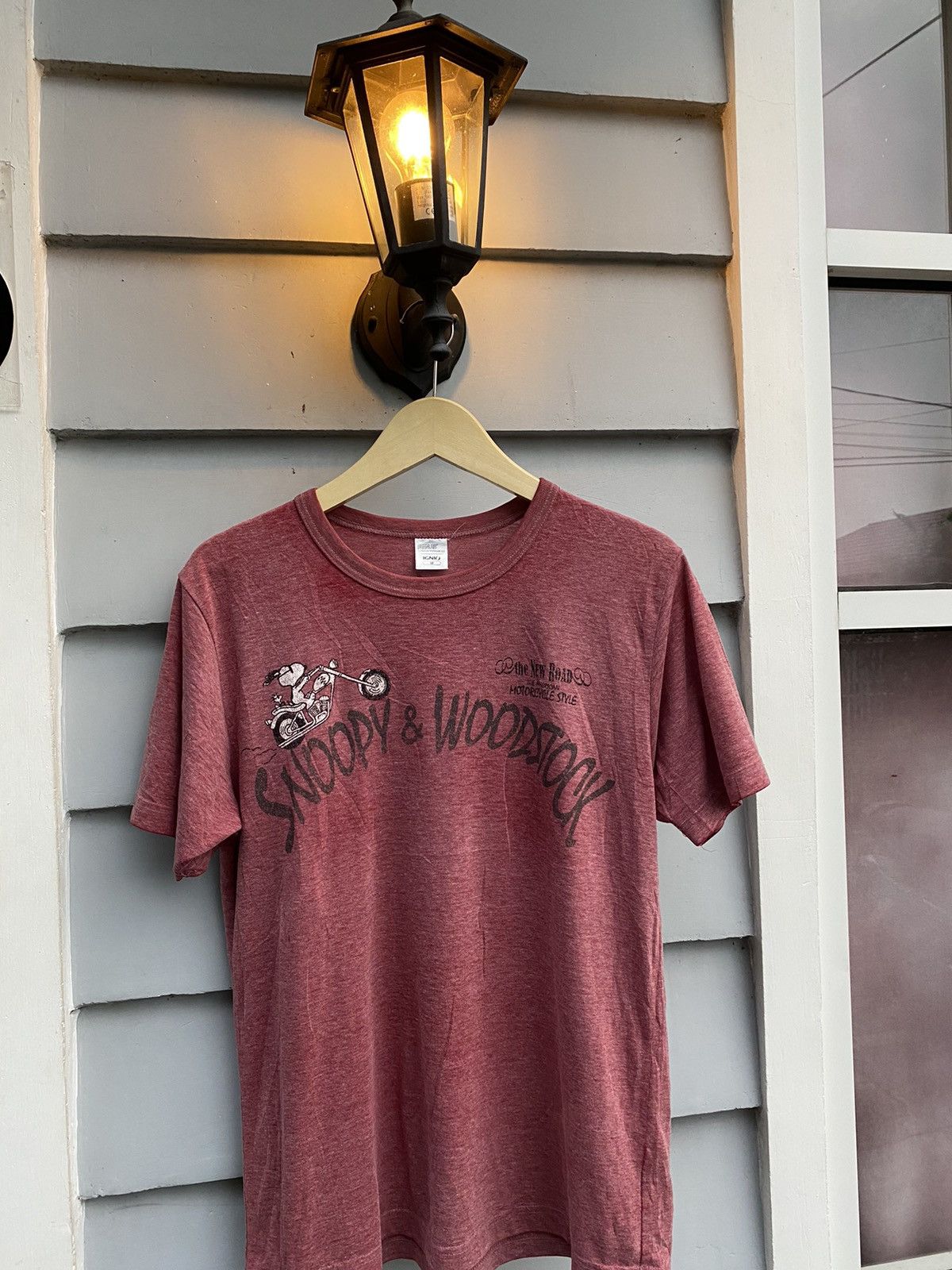Vintage Snoopy & Woodstock New Road Motorcycle Shirt Size US M / EU 48-50 / 2 - 1 Thumbnail