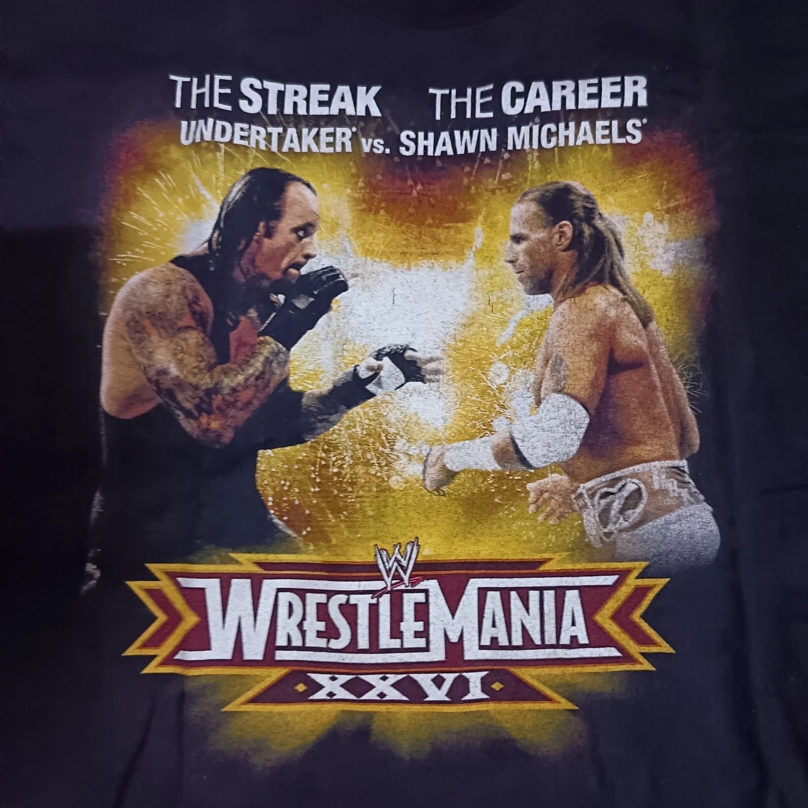 WWE WWE Wrestlemania XXVI 26 Undertaker Vintage Tee Size US L / EU 52-54 / 3 - 2 Thumbnail