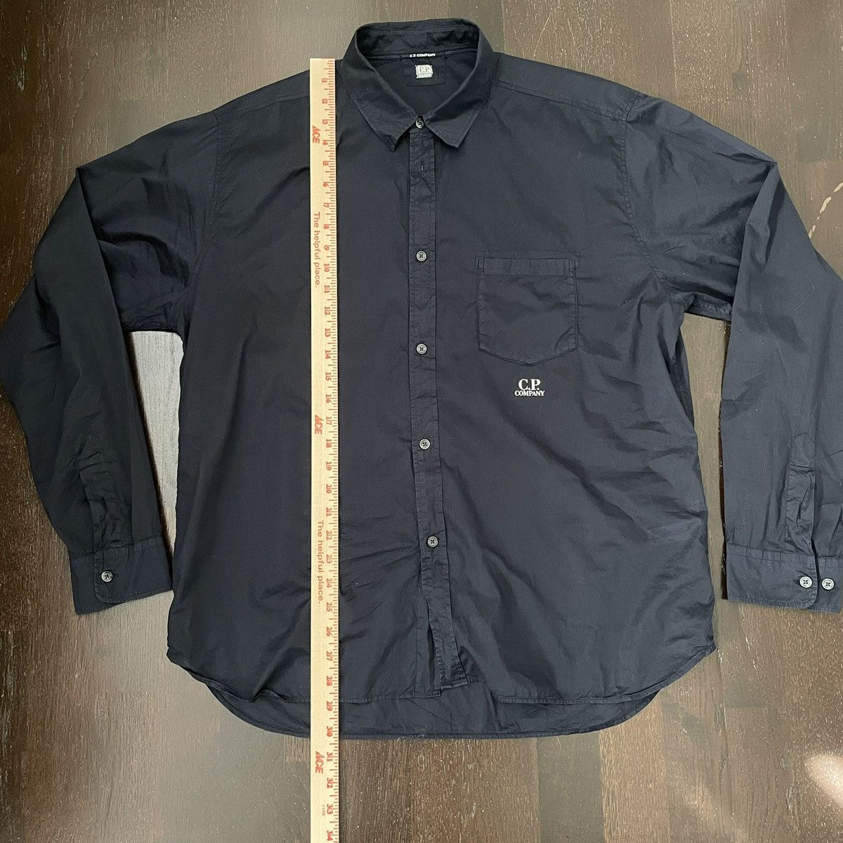 C.P. Company CP Company Midnight Button Up Shirt Delicate Cotton Size US XL / EU 56 / 4 - 8 Thumbnail