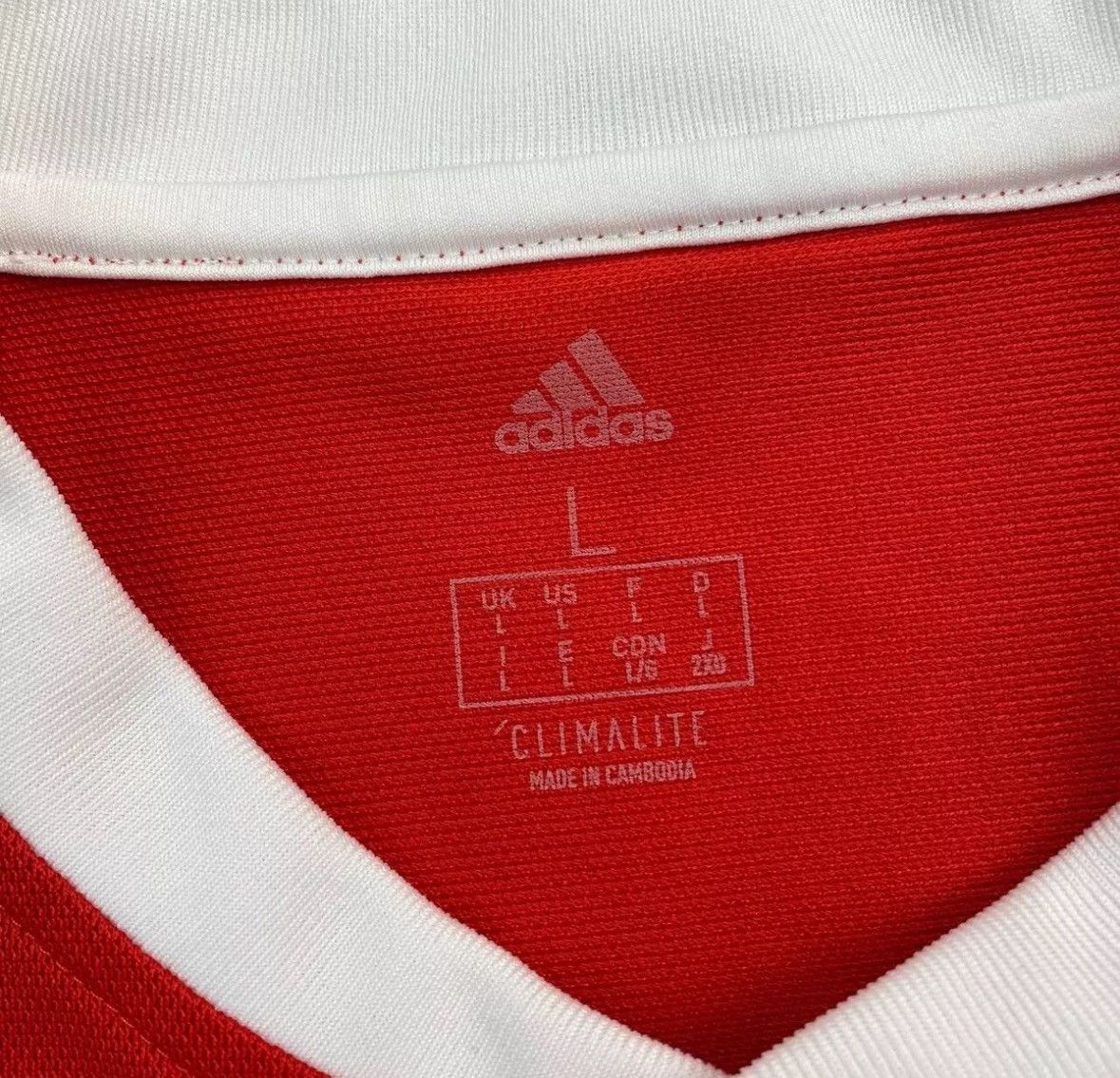 Adidas Wales Shirt Mens L Wales 2017-19 Home Cymru Football Jersey Size US L / EU 52-54 / 3 - 9 Thumbnail
