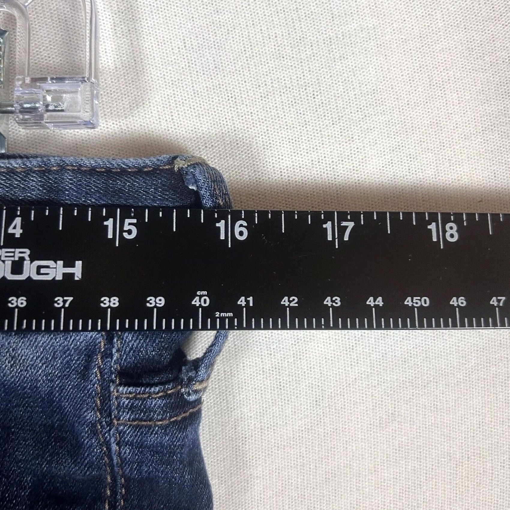 Express Express Womens Skinny Jeans Size 2R Low Rise Dark Wash Blue Denim Jeggings Long Shirt? Size 26" / US 2 / IT 38 - 6 Thumbnail