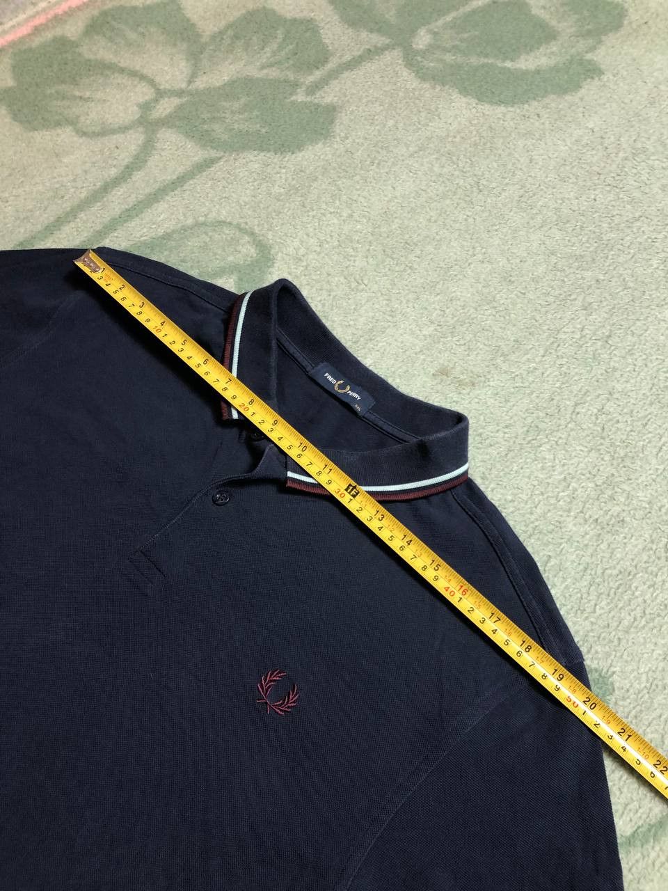 Fred Perry VINTAGE FRED PERRY Navy Plain Polo Shirt Size US XXL / EU 58 / 5 - 9 Thumbnail