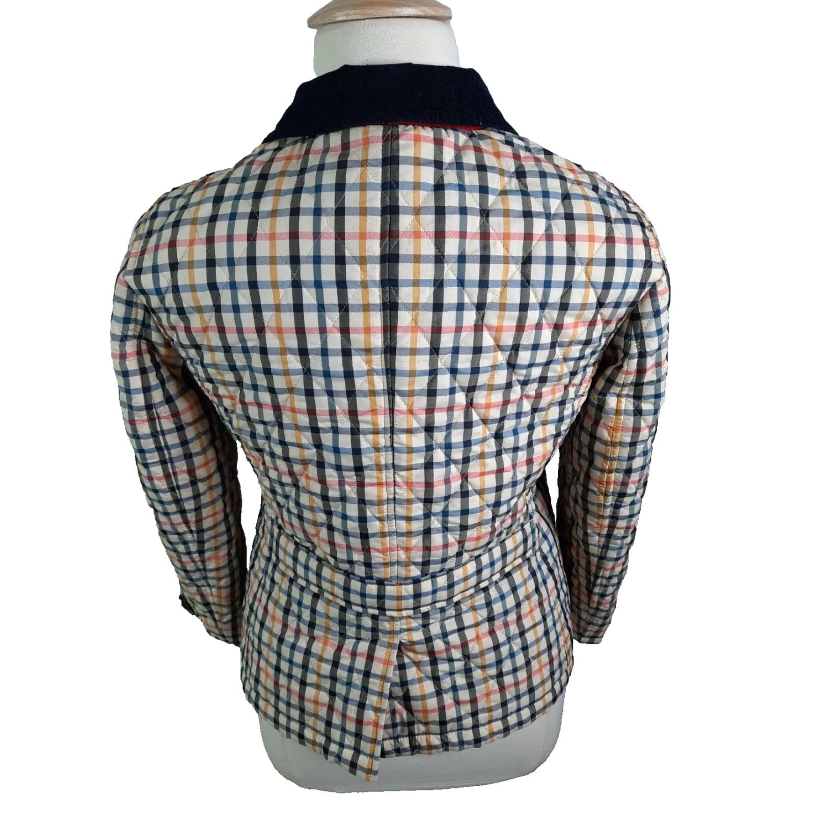 Talbots TALBOTS Plaid Barn Coat Chore Corduroy Collar Women’s Size Petite Large PL Coat Size L / US 10 / IT 46 - 6 Thumbnail