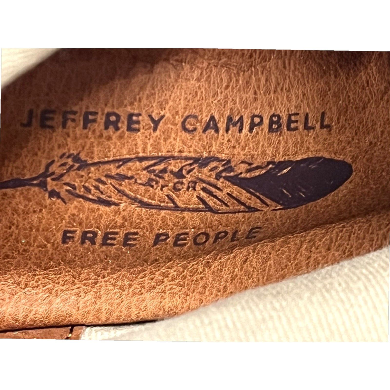 Jeffrey Campbell Jeffrey Campbell Free People Suede Fringe Booties Tan Taupe Sz 5 Womens Size US 5 / IT 35 - 6 Thumbnail