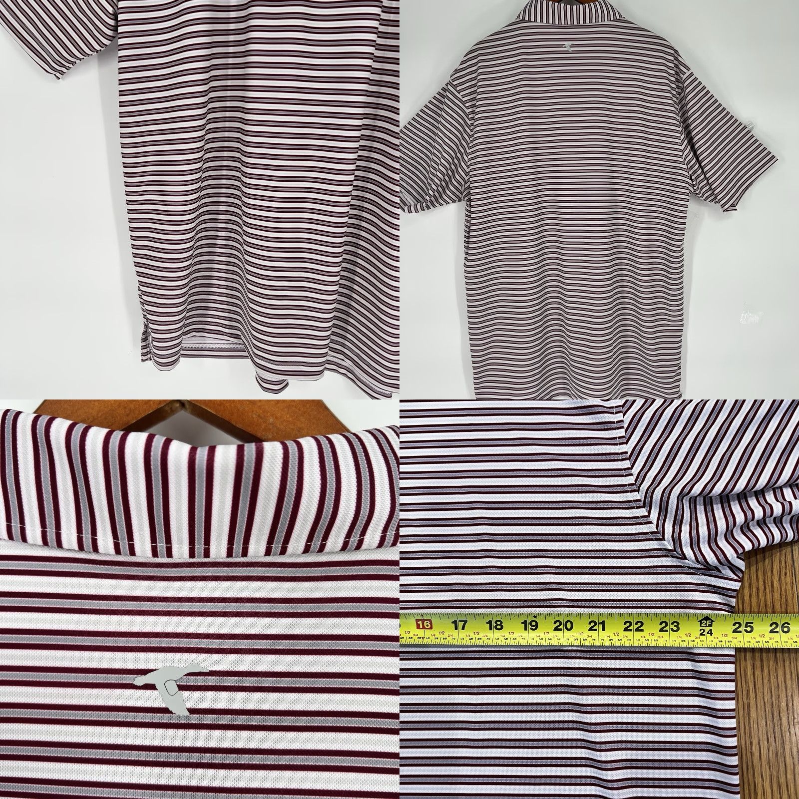 Vintage NWT GENTEAL Resort Collection Micro Pique Polo Shirt Men XL Merlot Polo Shirt Casual Sports Size US XL / EU 56 / 4 - 8 Thumbnail