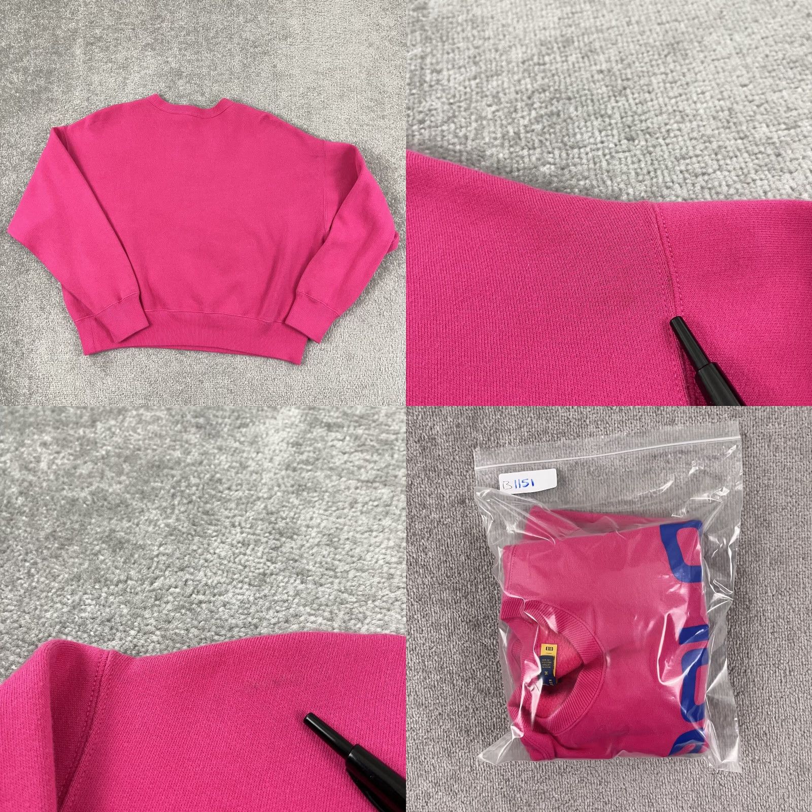 Polo Ralph Lauren Polo Ralph Lauren Sweatshirt Womens Medium Pink Logo Spellout Crew Neck Pullover Size M / US 6-8 / IT 42-44 - 8 Thumbnail