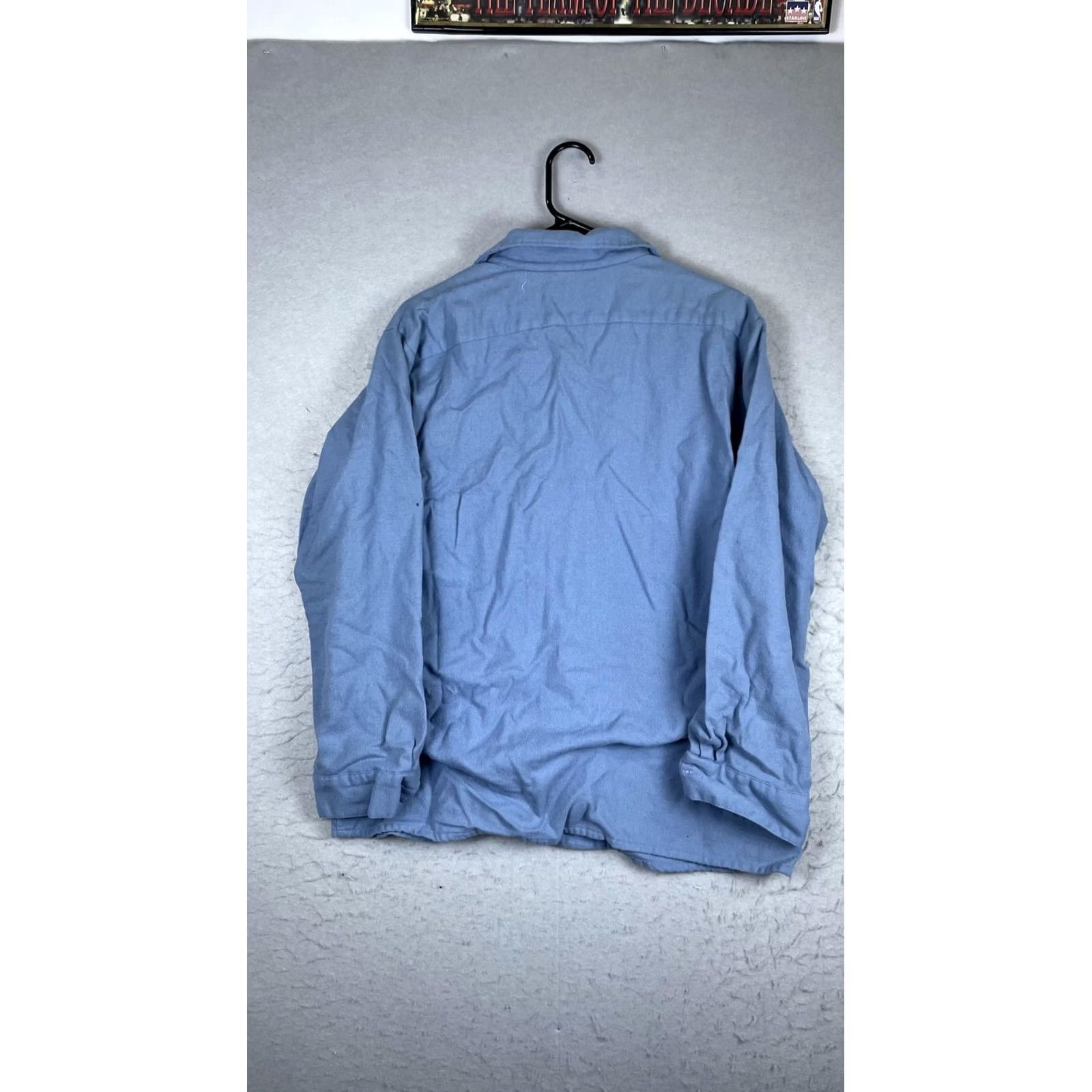 Arrow VINTAGE Golden Arrow Shirt Mens L Blue Wool Long Sleeve Button Front Casual Size US L / EU 52-54 / 3 - 5 Thumbnail
