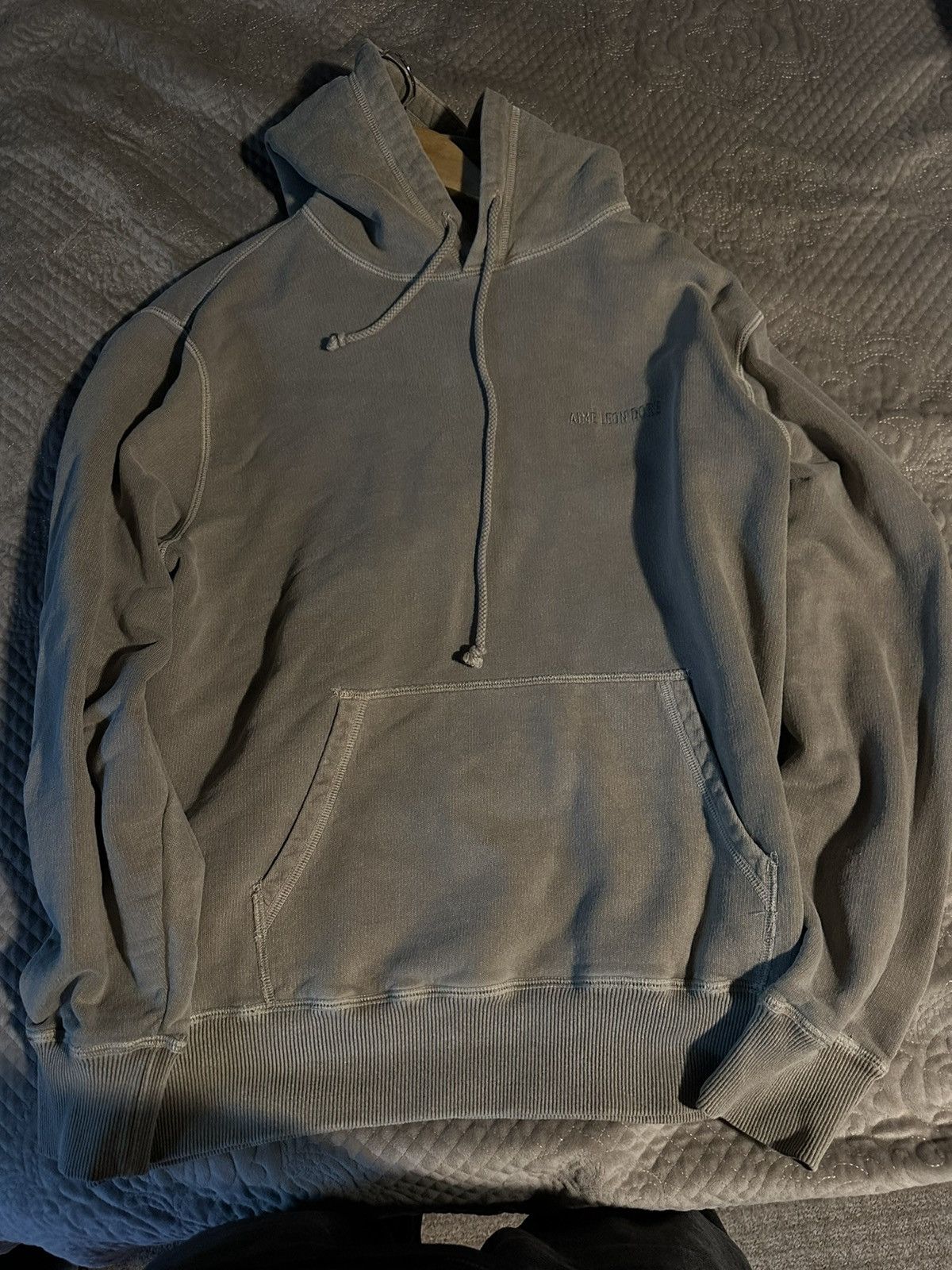 image of Aime Leon Dore Uniform Hoodie Sweater in Tan, Men's (Size Medium)
