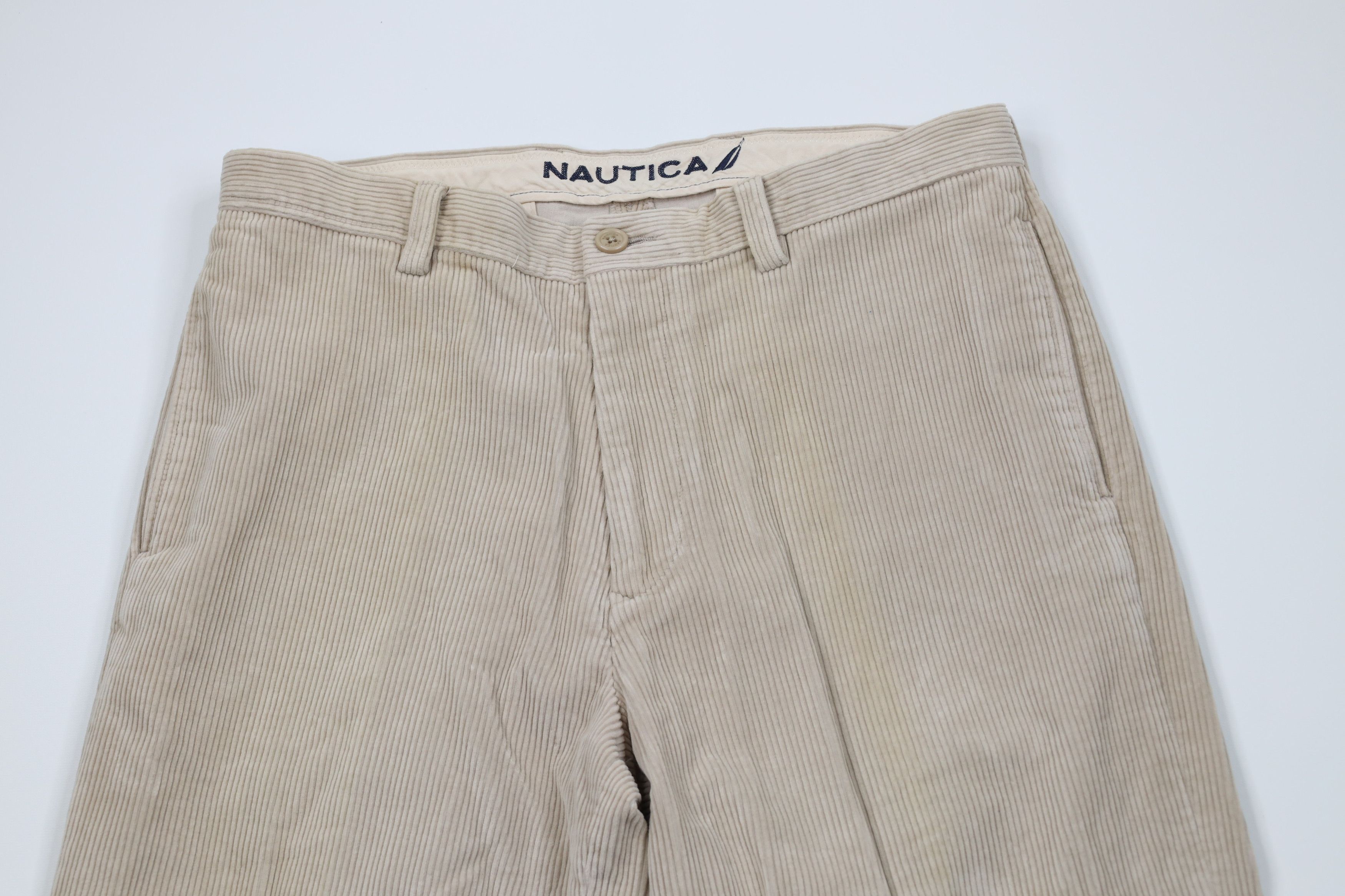 Nautica Vintage 90s Nautica Fit Wide Leg Corduroy Chino Pants Size US 34 / EU 50 - 2 Thumbnail