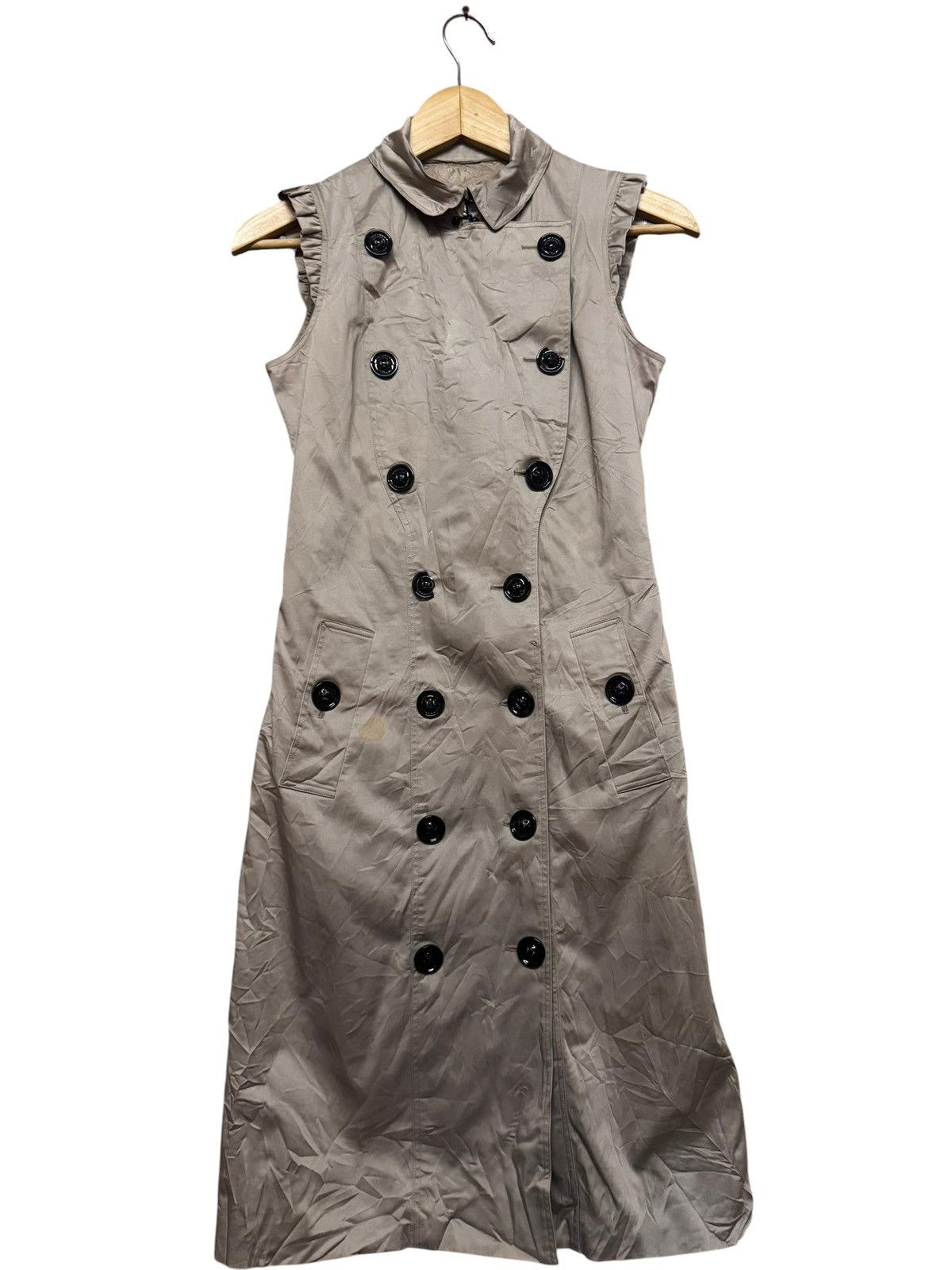 Burberry Burberry London Sleeveless Double Breasted Dress Size XS / US 0-2 / IT 36-38 - 2 Thumbnail