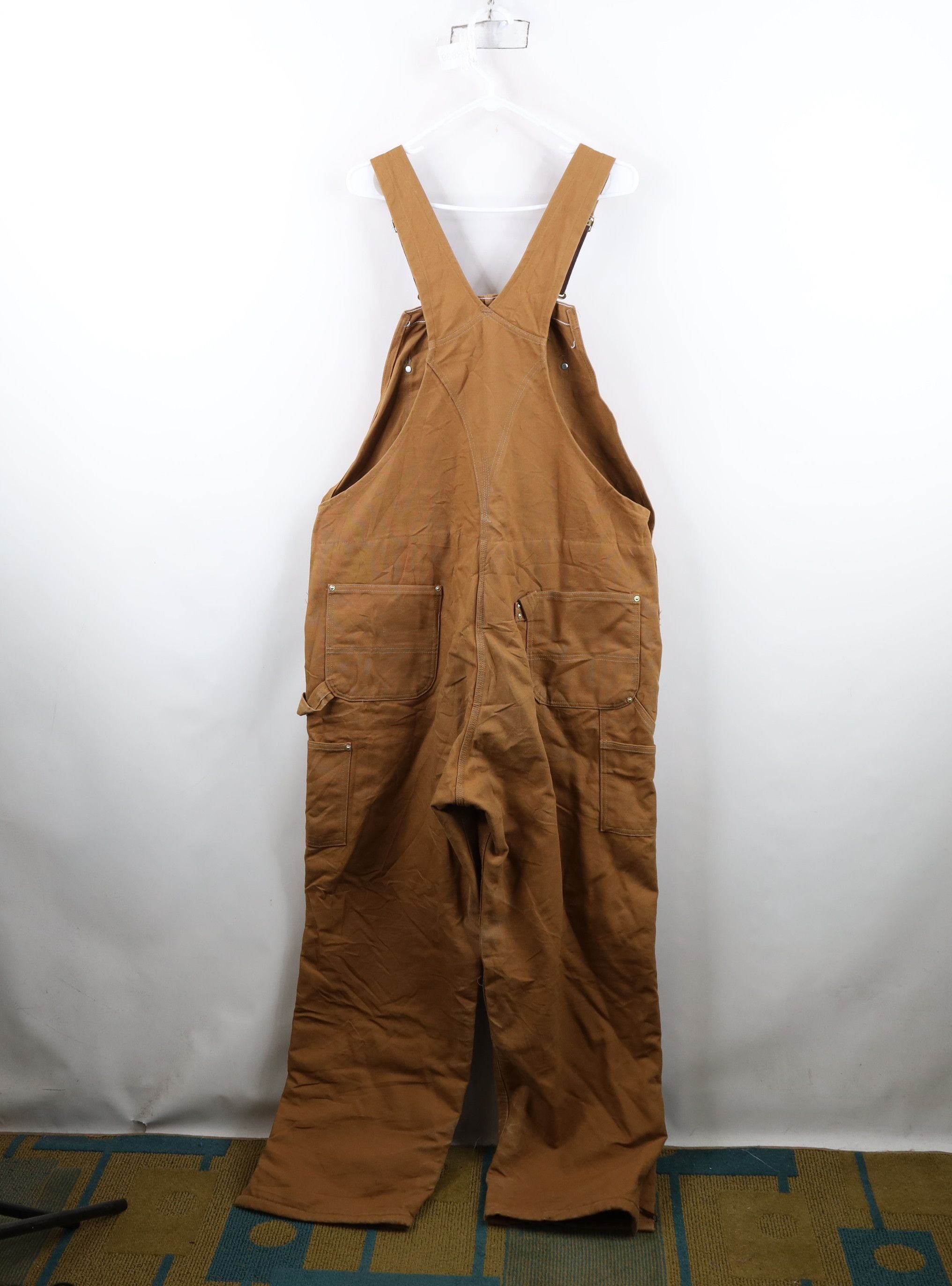 Carhartt Vintage Y2K 2003 Carhartt Distressed Quilted Overalls Size US 44 / EU 60 - 17 Thumbnail