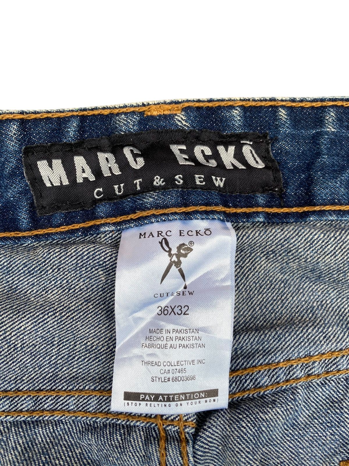 Marc Ecko Marc Ecko Distressed Jeans Denim. #D8 Size US 36 / EU 52 - 4 Thumbnail