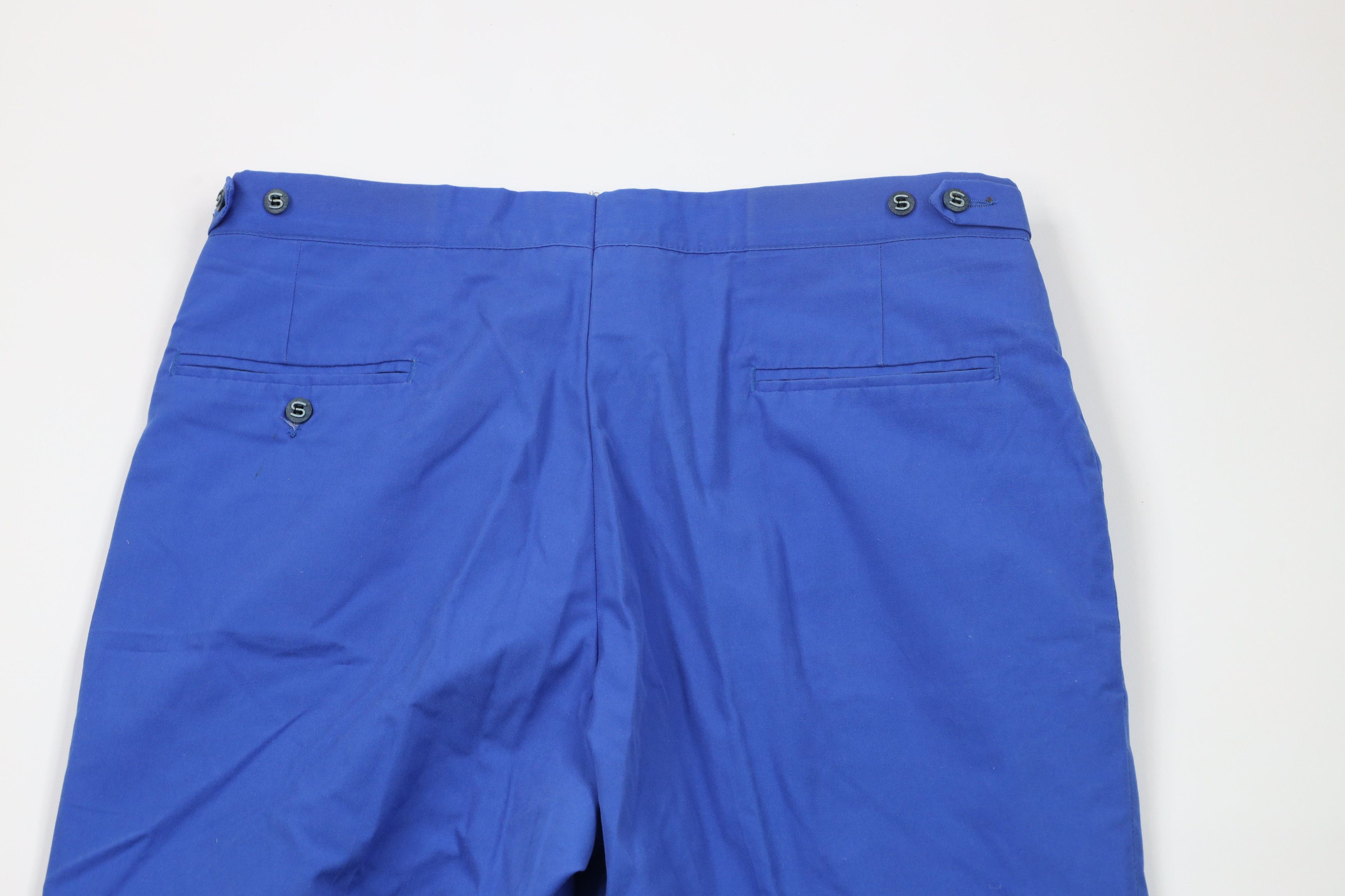 Vintage Vintage 70s Streetwear Bell Bottoms Chino Pants Blue USA Size US 36 / EU 52 - 9 Thumbnail