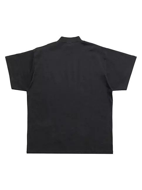 Balenciaga o1in1g1124 Sticky Note T-Shirt Oversized in Black Size US L / EU 52-54 / 3 - 2 Thumbnail