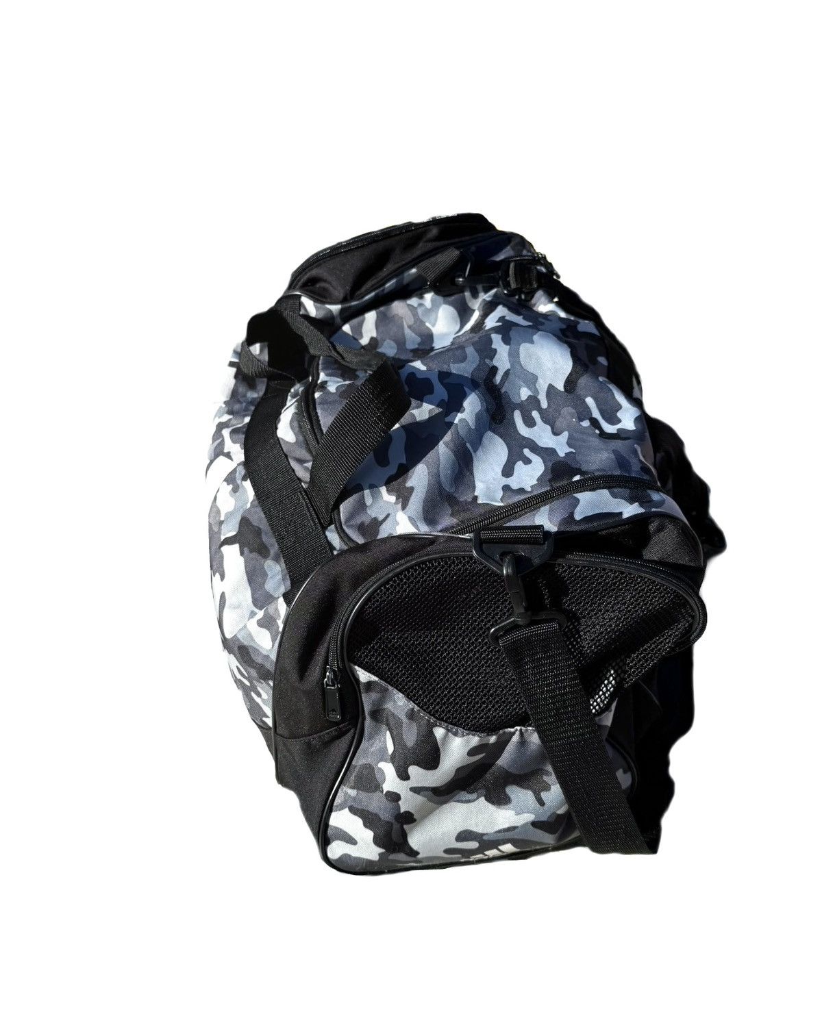 Adidas Adidas Duffle Bag Gym Travel Carry On Athletic Snow Camo Size ONE SIZE - 2 Thumbnail