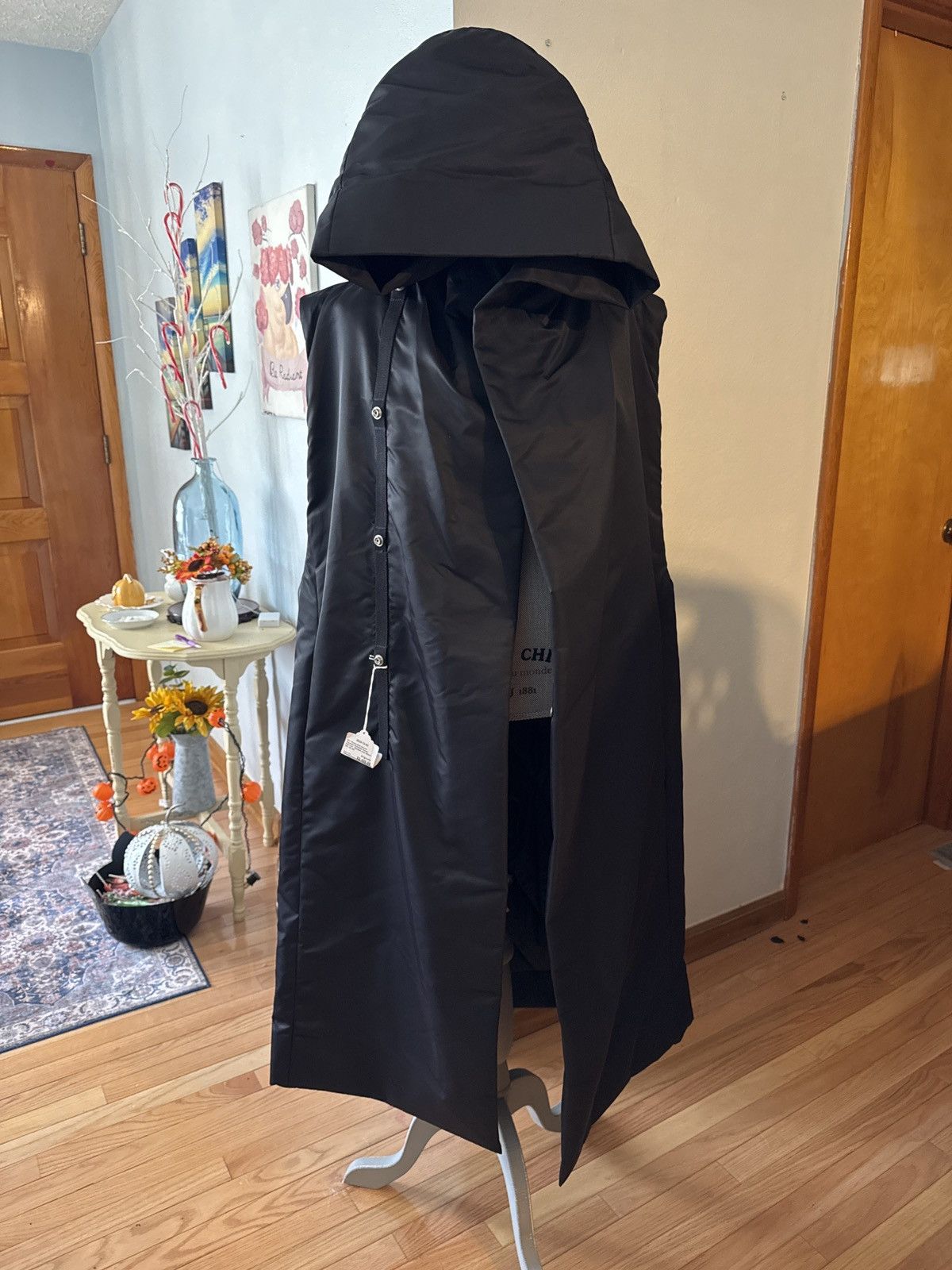 Rick Owens RICK OWENS MEN RR02C7921 BR HOODED LINER COAT BLACK Size US M / EU 48-50 / 2 - 11 Thumbnail