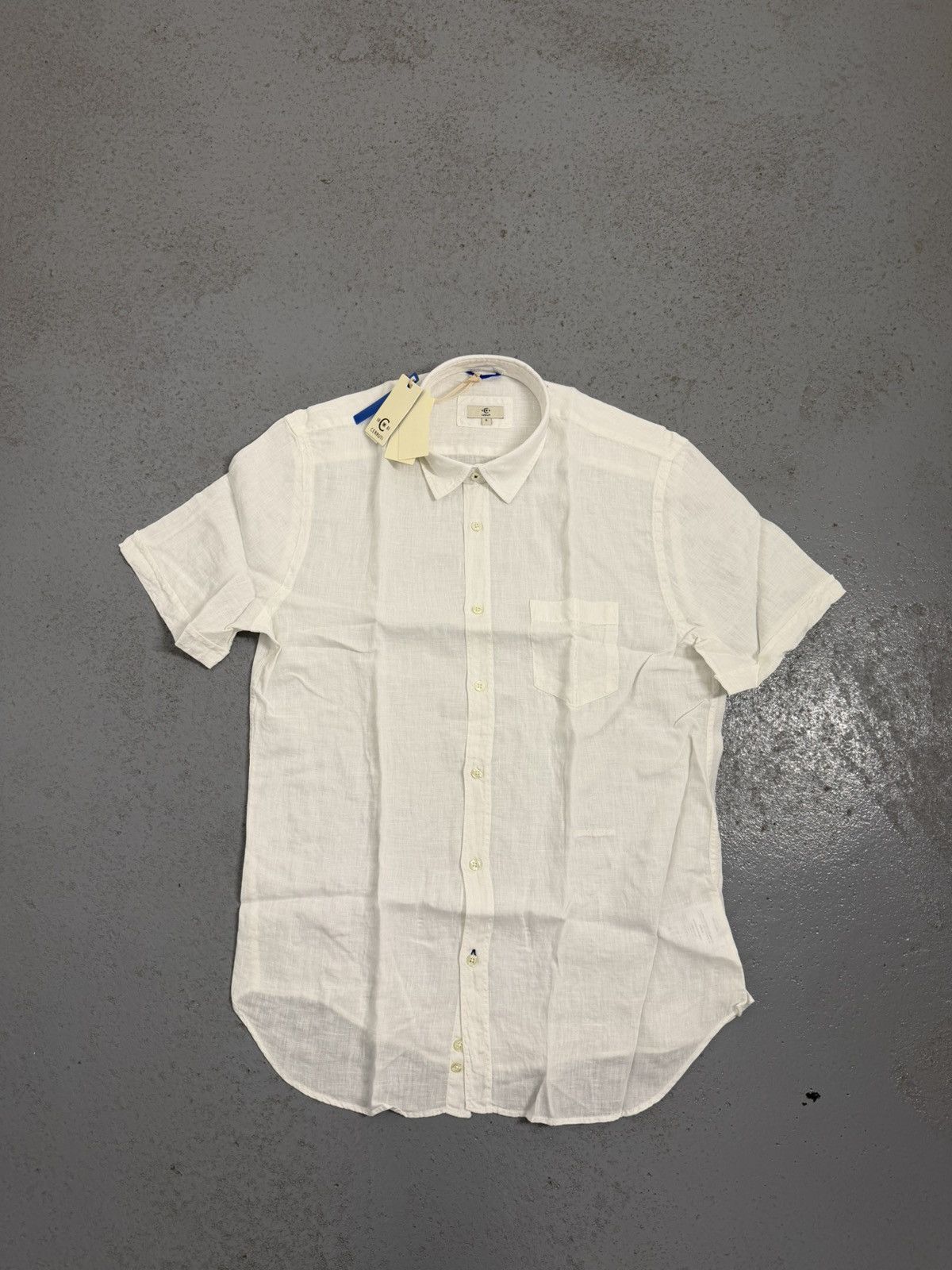 Cerruti 1881 Cerruti 1881 100% Linen Short Sleeve Shirt Size US XL / EU 56 / 4 - 5 Thumbnail