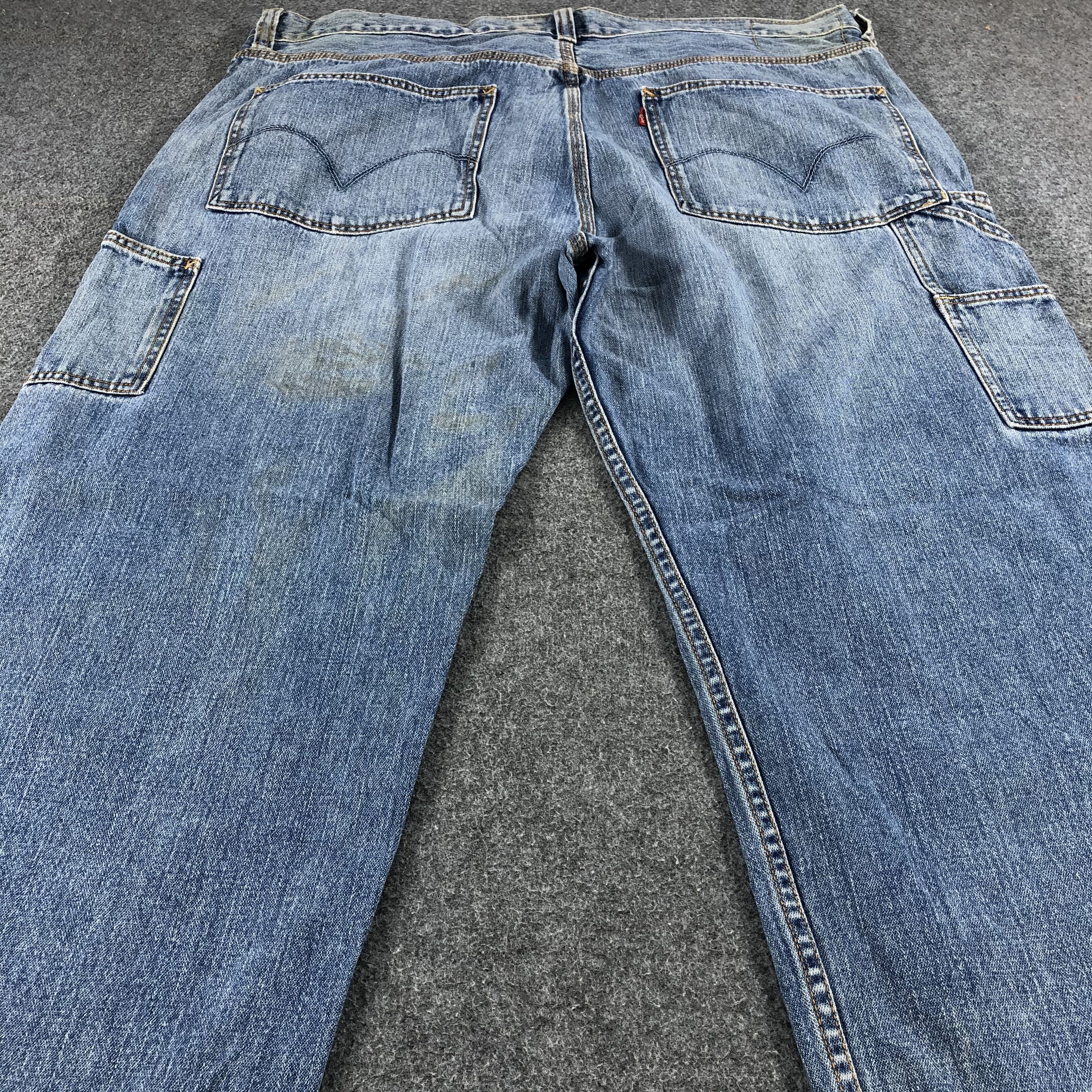 Levi's Vintage Light Wash Levis Carpenter Jeans- J1379 Size US 42 / EU 58 - 4 Thumbnail
