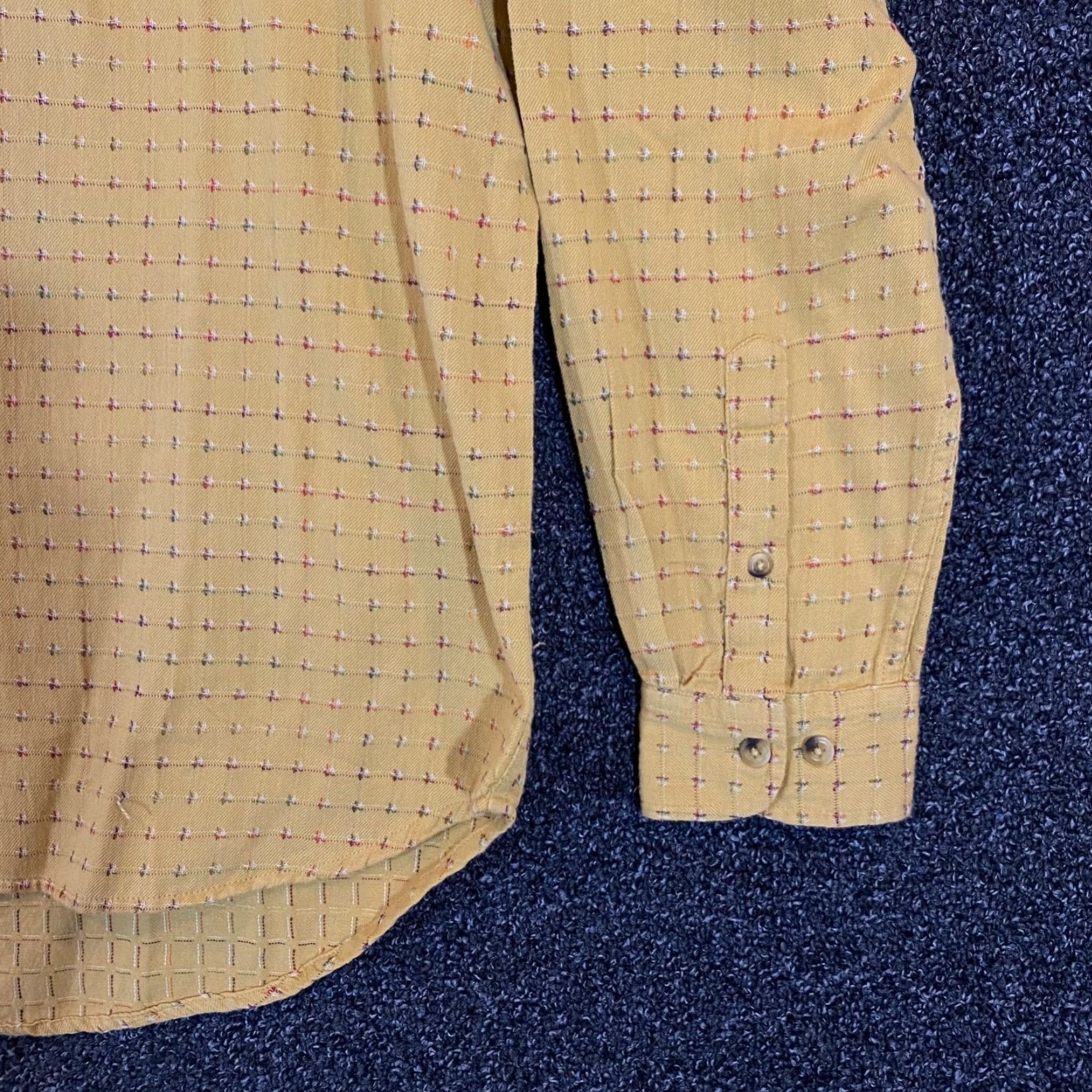 The Territory Ahead VINTAGE is not applicable; Territory Ahead Shirt Mens L Yellow Button-Up Long Sleeve Outdoor Hiking Size US L / EU 52-54 / 3 - 4 Thumbnail