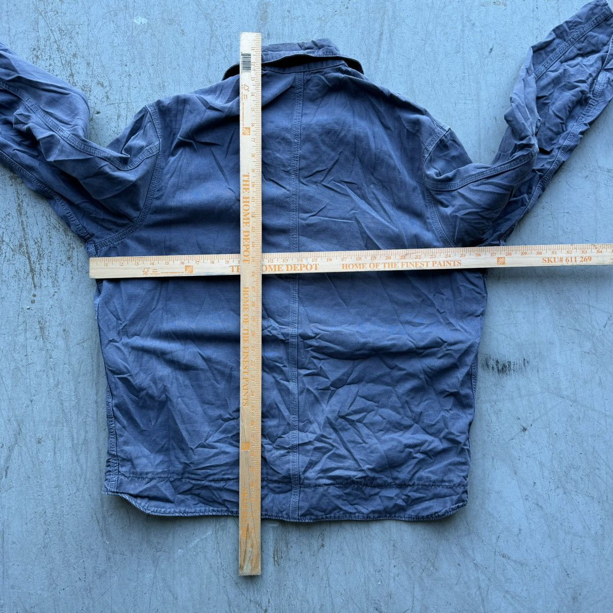 Carhartt × Vintage Vintage Carhartt Gray Distressed Jacket Cropped Workwear Size US XL / EU 56 / 4 - 5 Thumbnail