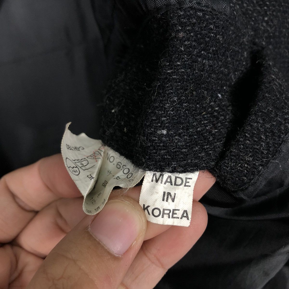 Japanese Brand 📌Vtg Wool Bomber Jacket Double Layer Unbranded Issey Miyake Size US M / EU 48-50 / 2 - 21 Thumbnail