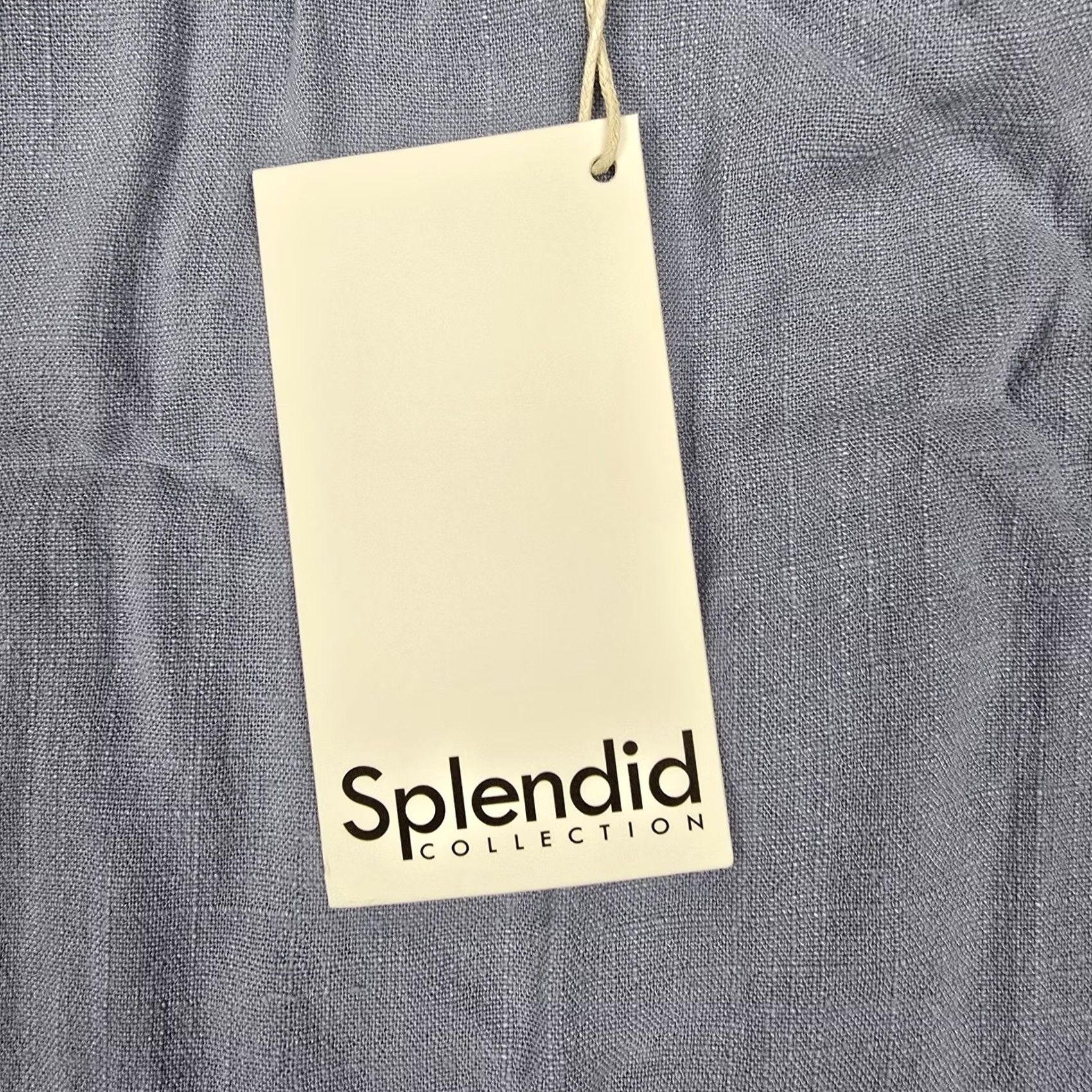 Splendid Splendid Dress Womens XS Blue Linen Blend Slip Sundress Adjustable Straps New Size XS / US 0-2 / IT 36-38 - 4 Thumbnail